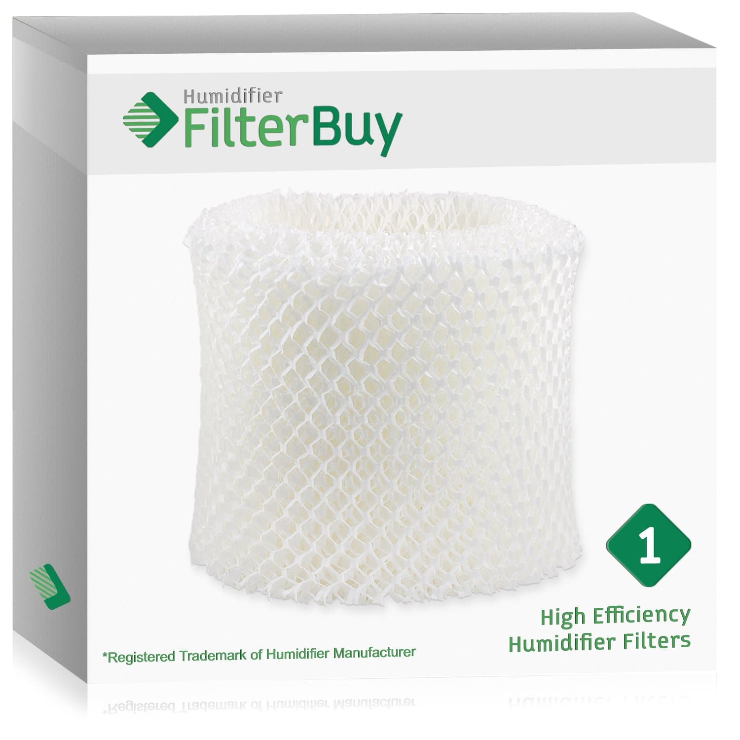 FilterBuy Replacement Humidifier Wick Filter Compatible with HWF64 Holmes, Sunbeam & Bionaire. Fit Units requiring Filter B.