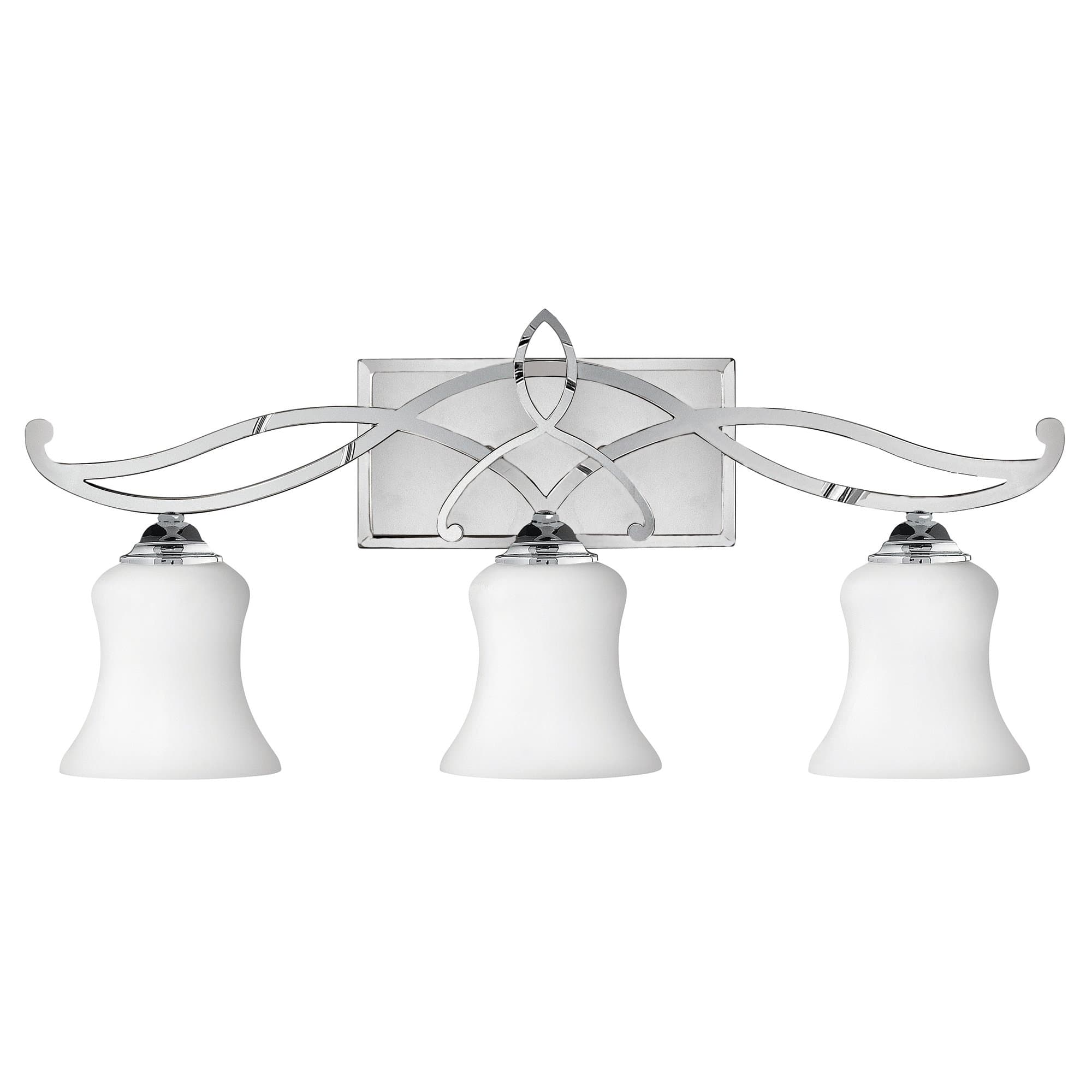 Brooke 3lt Above Mirror Light - Polished Chrome
