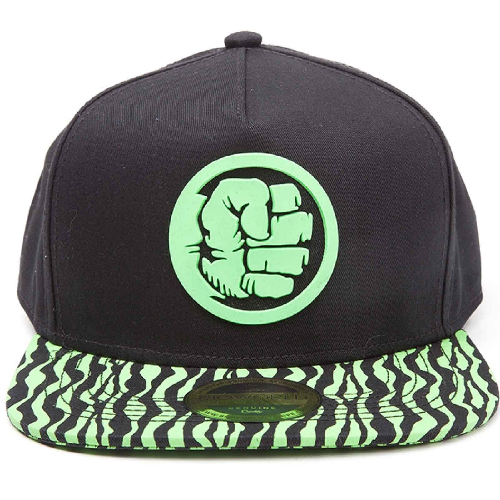Hulk Baseball Cap Hulk Smash Fist Official Marvel Snapback Black
