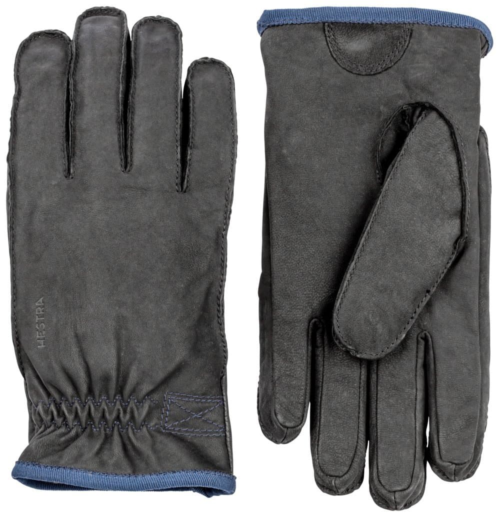 Hestra mens Mens Leather Gloves: Tived Nubuck Winter Cold Weather Glove