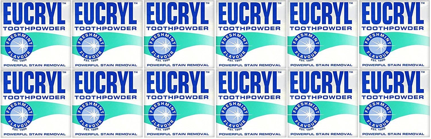 Eucryl Toothpowder Freshmint Flavour 50g, Pack of 12