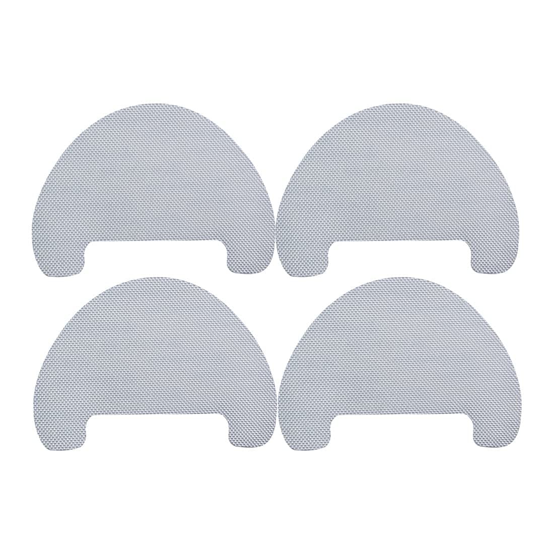 Shoe Hole Toebox Toeburst Blowout Prevention Repair Self Adhesive Patch Insert Crease Protectors Decreaser 2 Pairs (White)