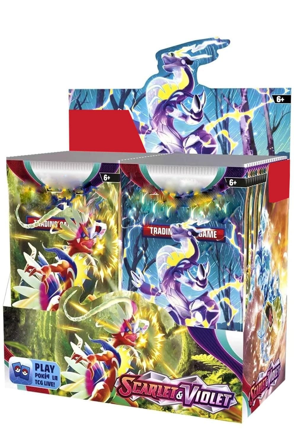 PRANAY Trading Cards Game for Kids Cards Booster Pack Game Scarlet & Violet Card with Action Booster