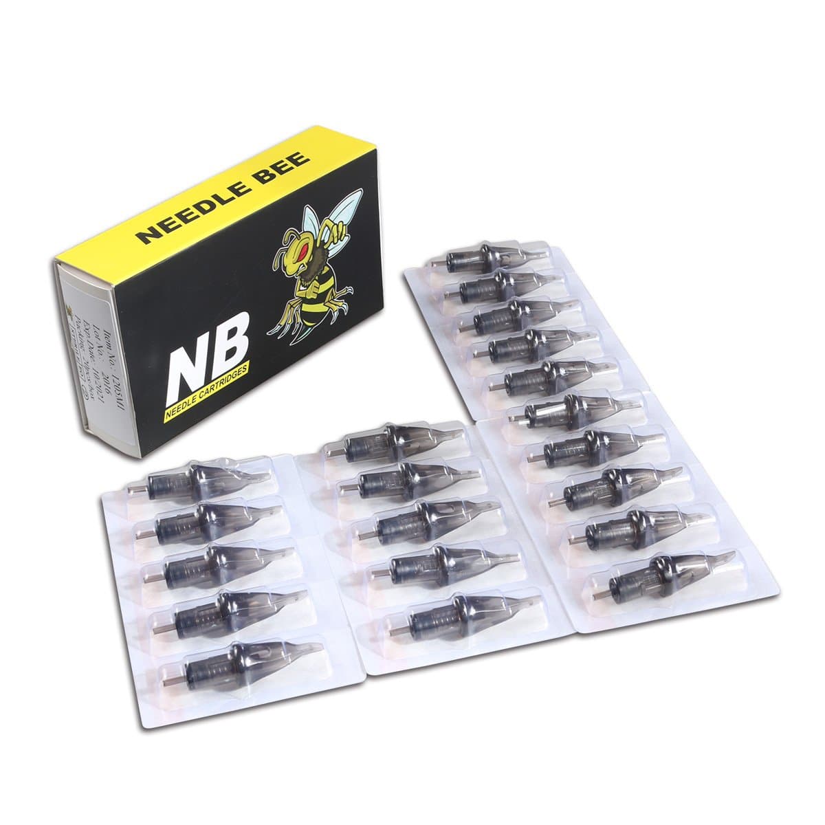 NeedleBee Tattoo Needle Cartridges for Hawk Machine and Pen 20 Pieces of Box (7RL)