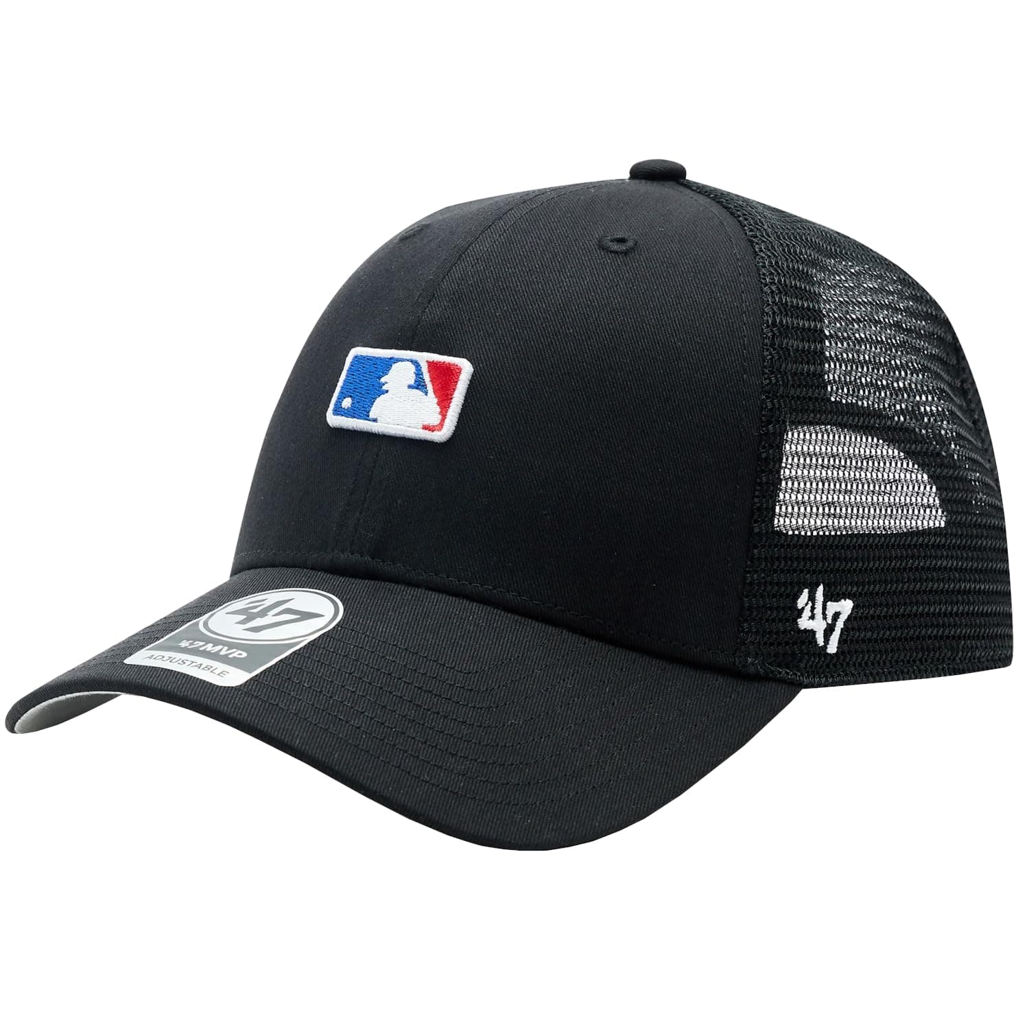 47 Brand MLB Batter Logo Base Runner Cap MLB-BRNMS01CTP-BK, Mens, Cap, red