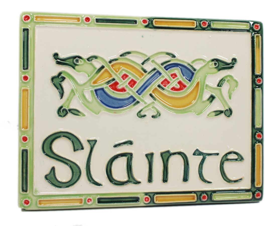 Slainte Ceramic Wall Plaque