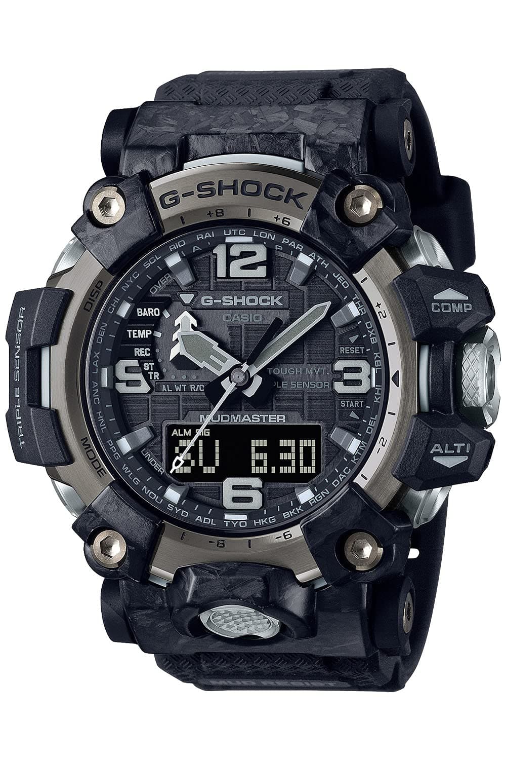 GWG-2000-1A1JF [G-Shock Carbon MUDMASTER Radio Solar Triple Sensor]Shipped from Japan