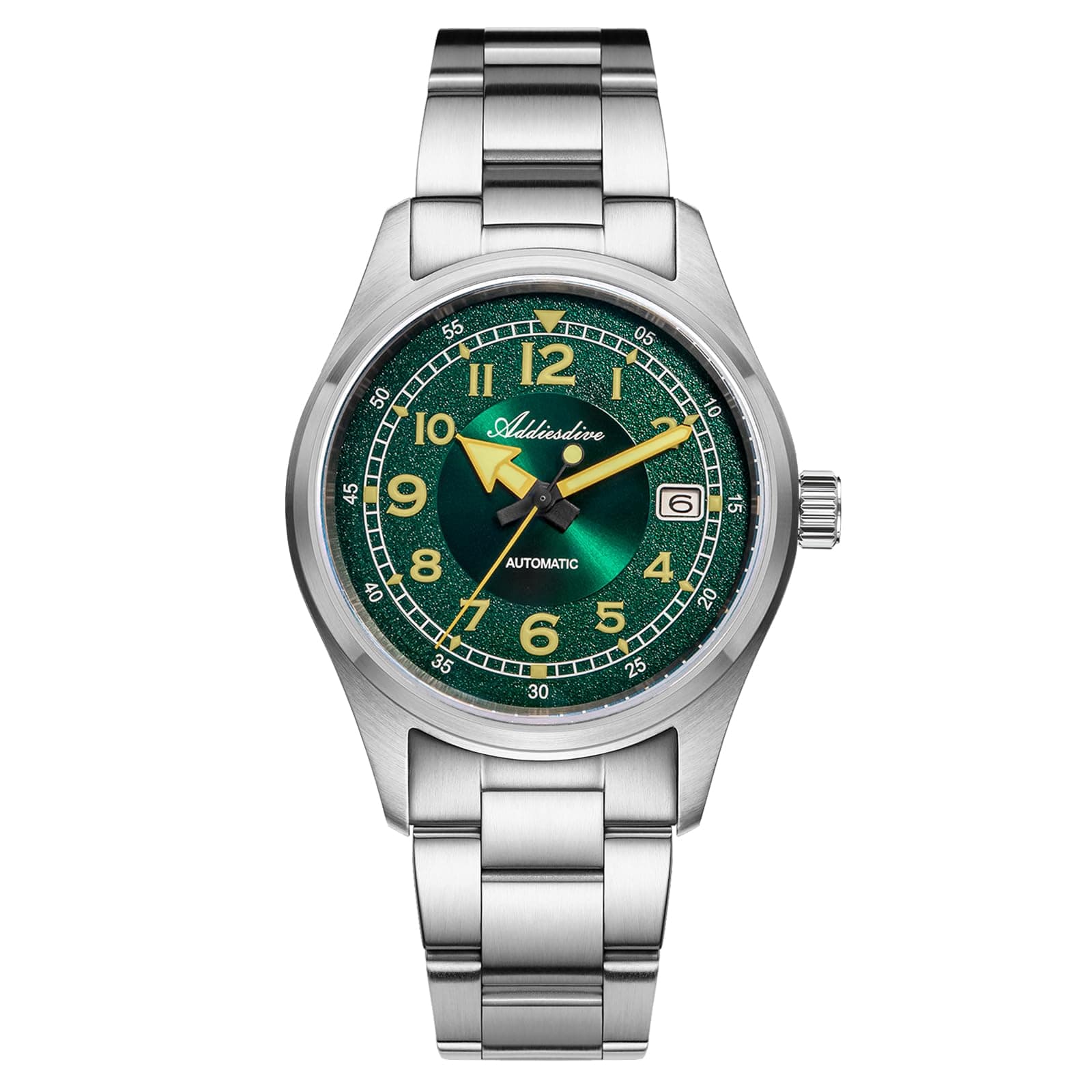 Automatic Watches for Men Water-Resistance 200M Dive NH35A Green Dial Movement Men's Watches