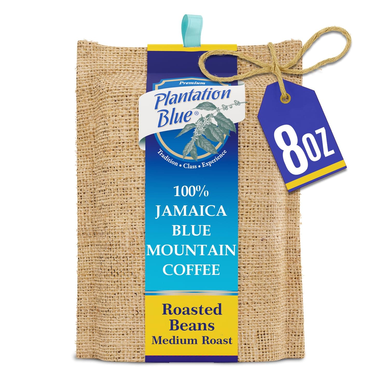 Authentic Jamaican Blue Mountain Coffee, Whole Bean, Medium Roasted, 227g