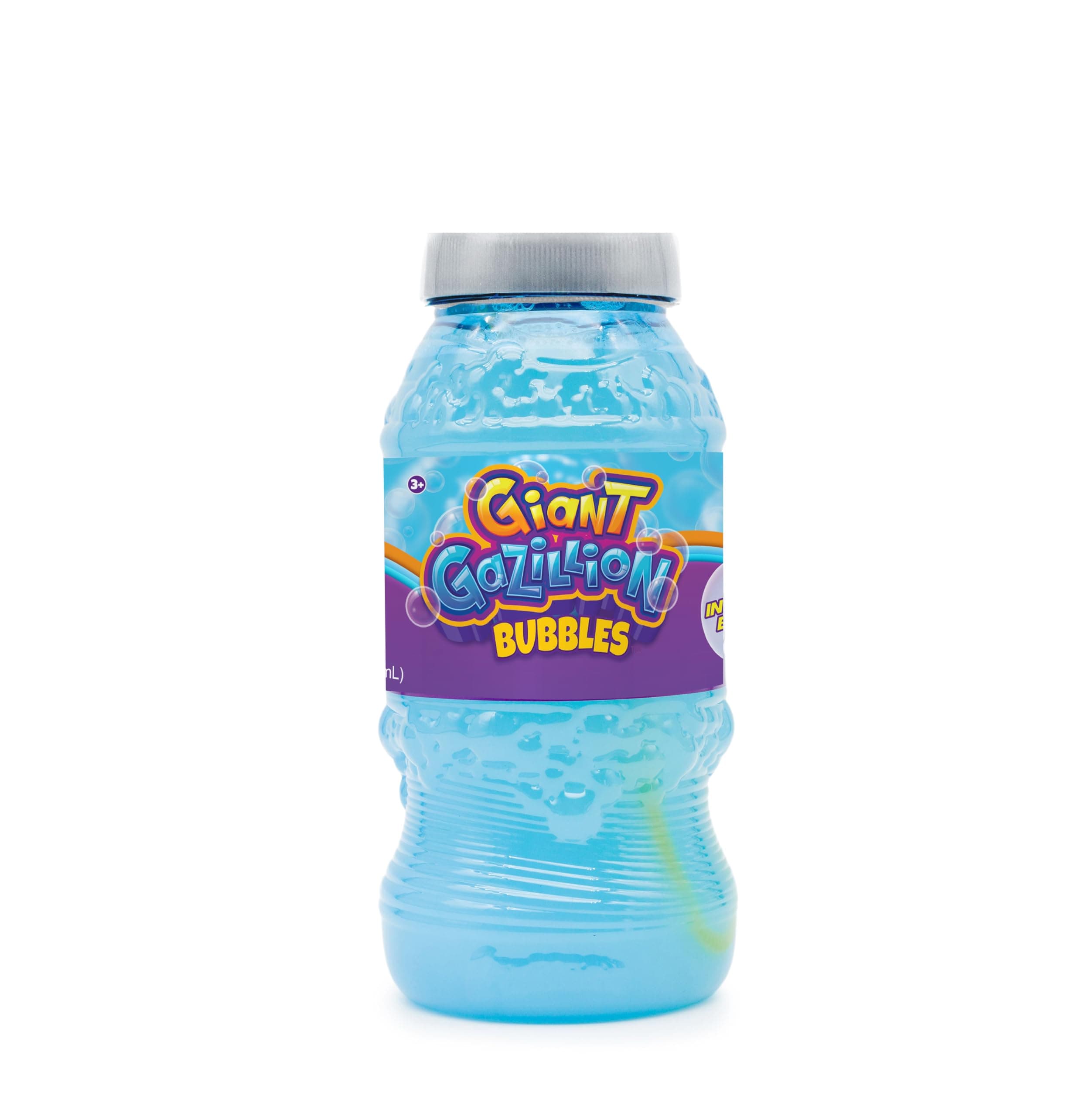 Gazillion Giant Bubble Solution 2 L – Lab‑Formulated for Huge, Stretchy Bubbles, Safe Non‑Toxic, No‑Stain, Includes Large Bubble Wand, Refill for Bubble Machines, Wands & Guns, Kids Ages 3 +