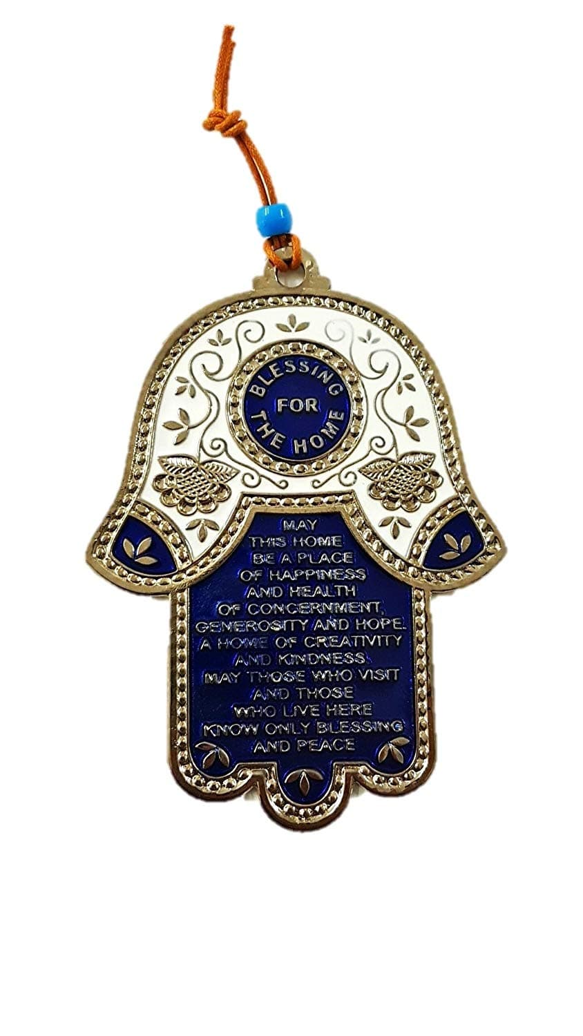 Yaliland Hamsa Blessing Home Good Luck Wall Decor Hamsah - Made in Israel - English