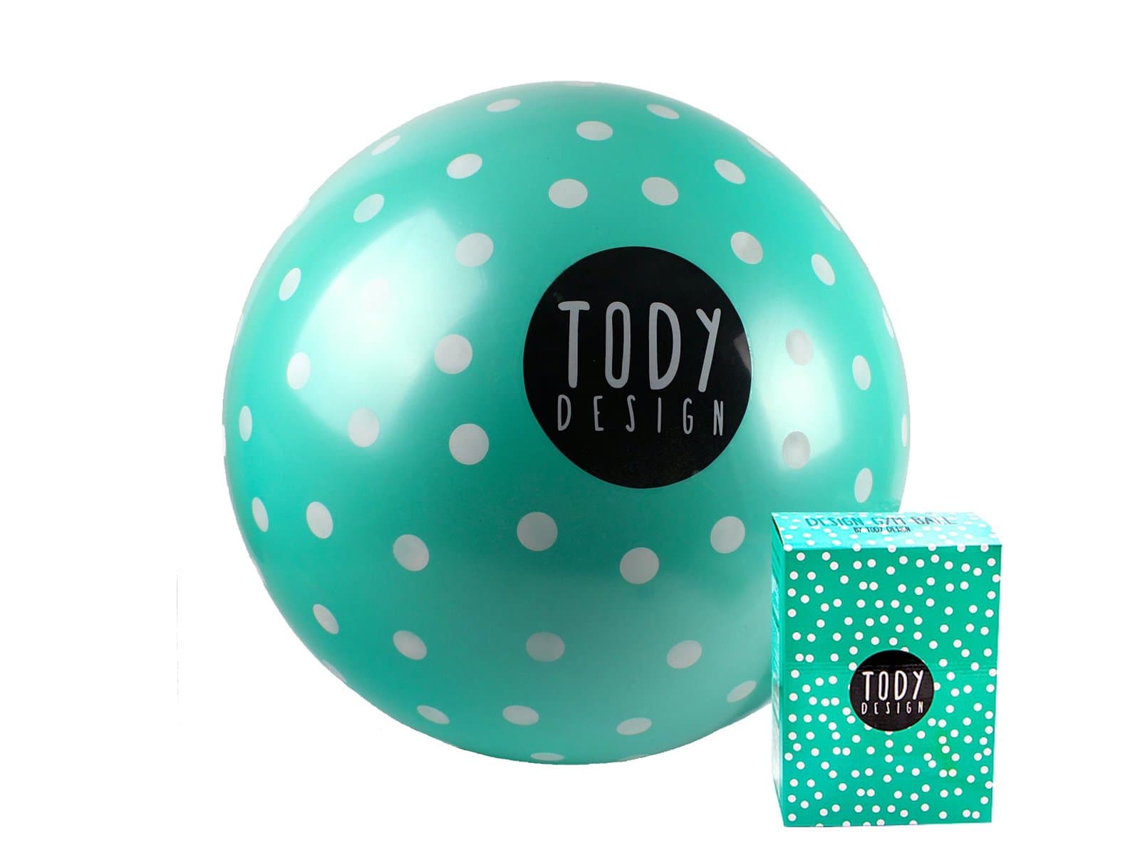 Premium Dot Design Gym ball/Exercise ball - 65cm - Free Hand Pump