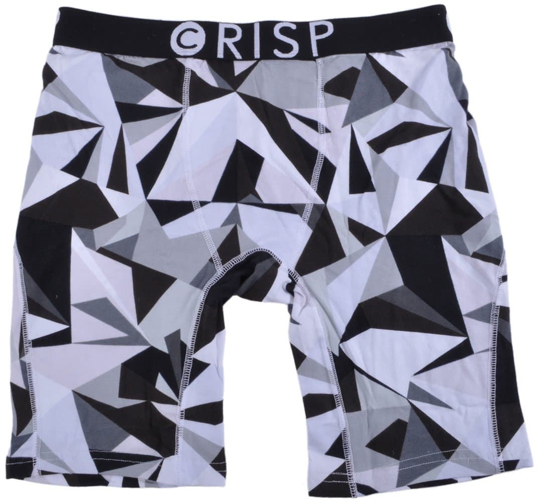 CRISP BOXERS Mens Elow Underwear Brief White Small