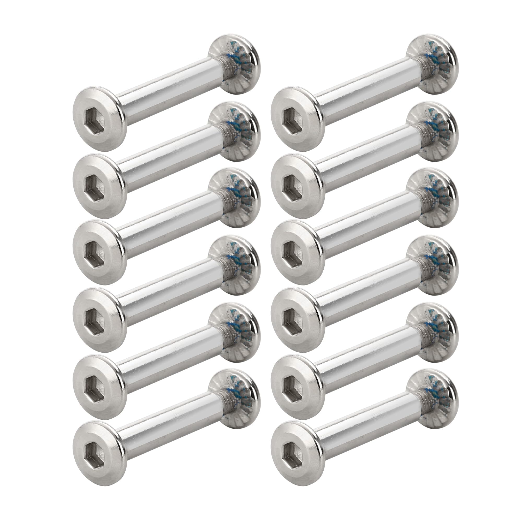 Inline Skate Wheel 15/64" Shaft Hex Socket Screw (10XSilver)