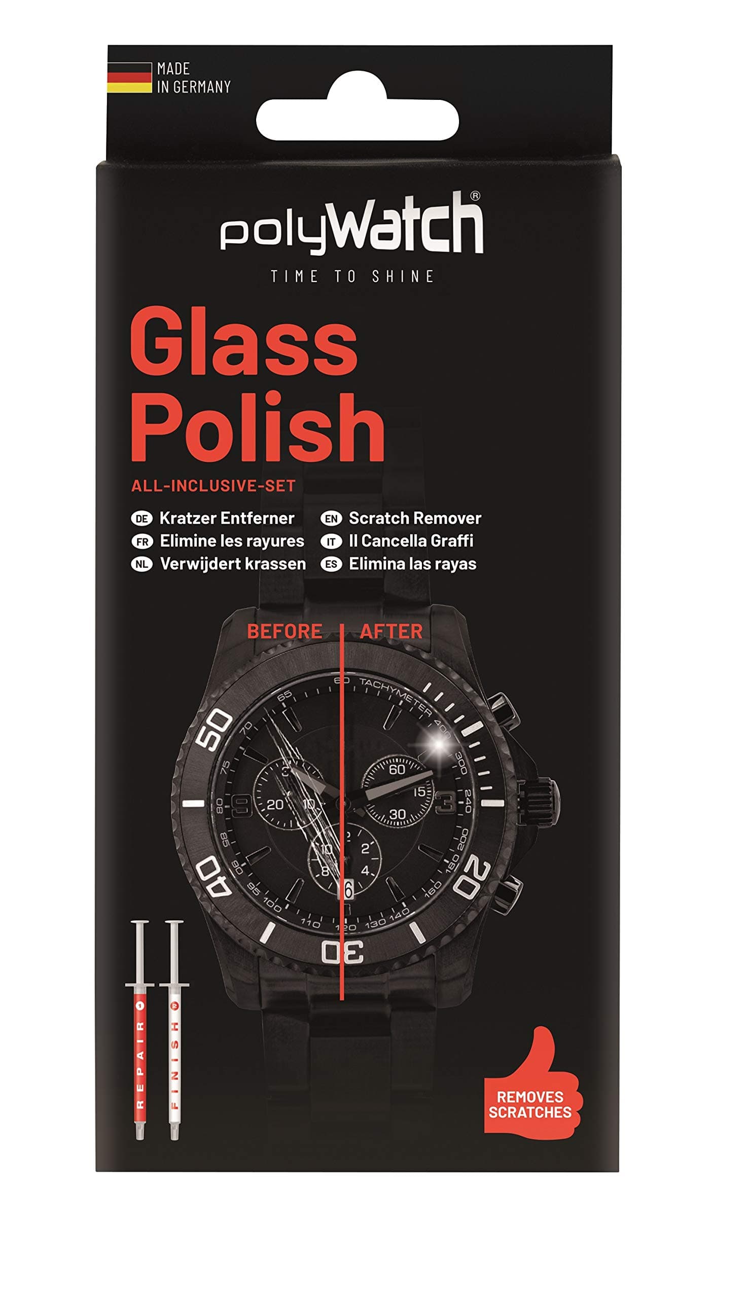 PolyWatch 8541771529 Glass Polish Glass Scratch Remover/Sapphire Scratch Remover/Repair Cell Phone Screens