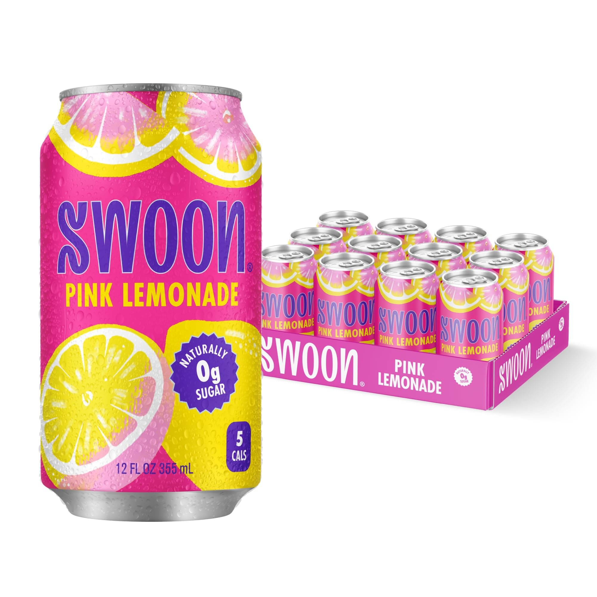 - Pink Lemonade - Low Carb, Paleo-Friendly, Gluten-Free Keto Drink - Sugar Free Strawberry Lemonade Made with 100% Lemon Juice Concentrate & Sweetened by Monk Fruit, 12 Fl oz (Pack of 12)