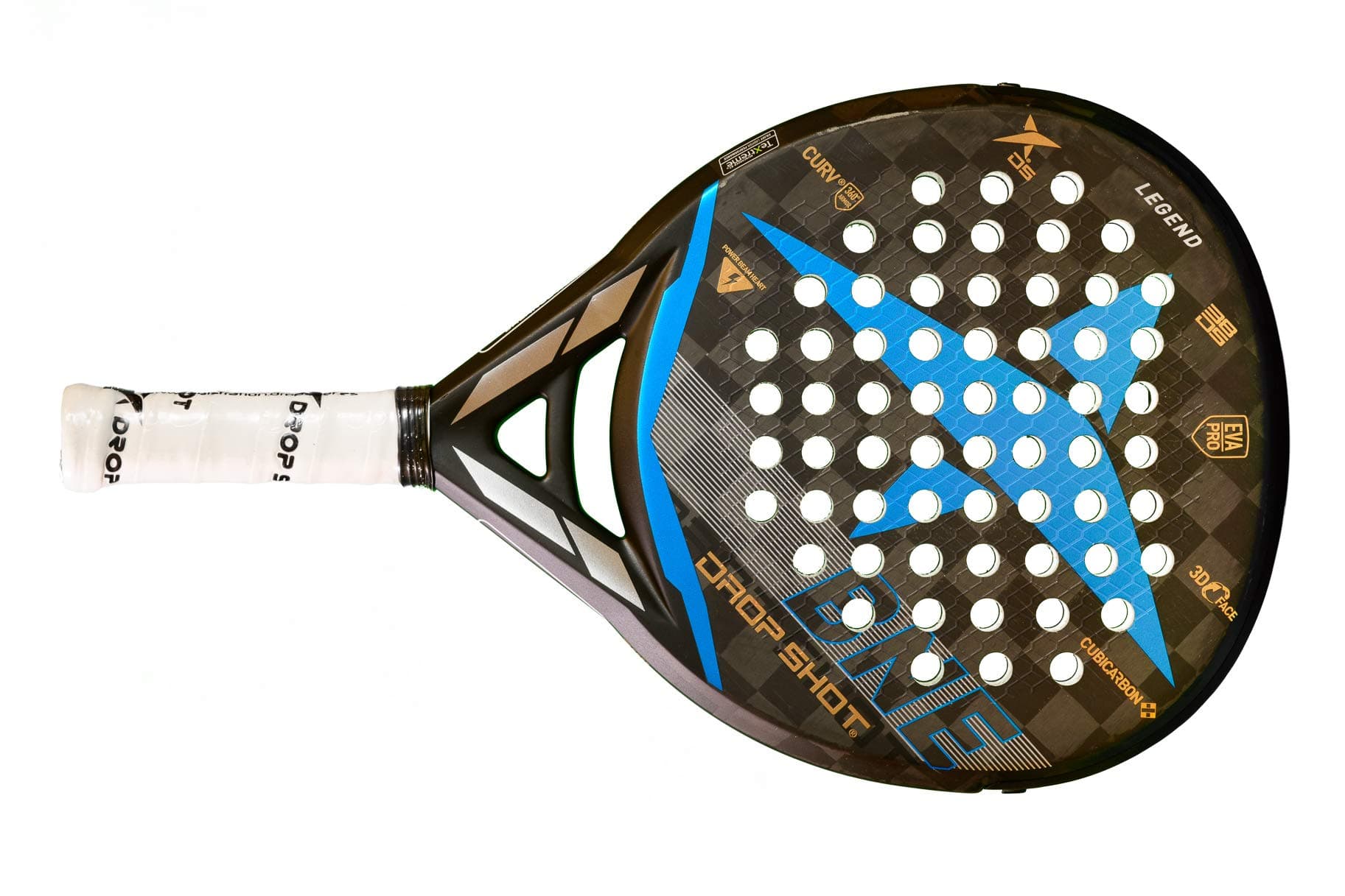 Drop Shot Legend Professional Padel and Pop Tennis Paddle Racquet