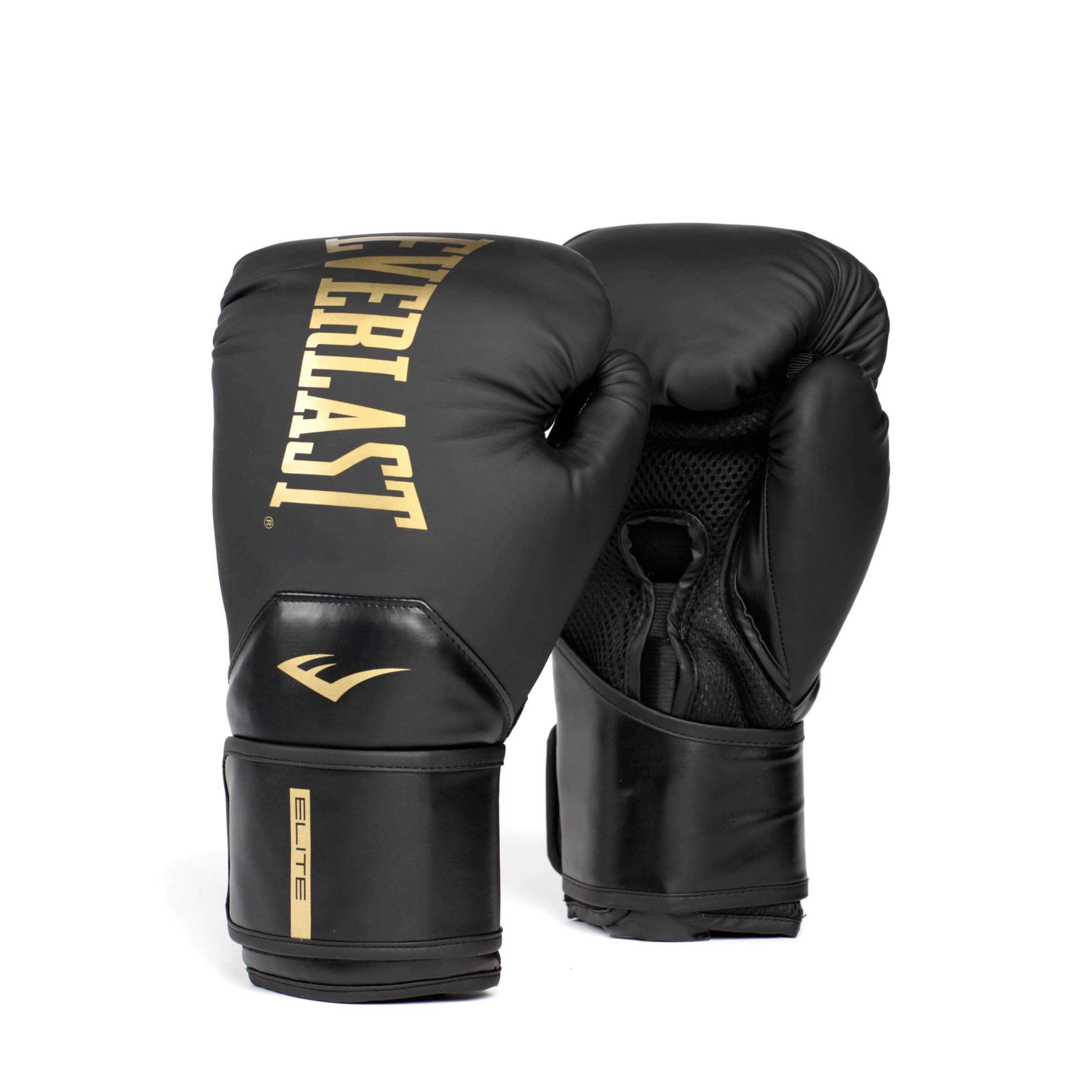 Elite 2 Boxing Gloves, Boxing Gloves for Bags, Mitt Work & Sparring, Hook and Loop Strap, Ergonomic Grip Bar, Split-Style Foam Combination - Authentic Everlast Gear