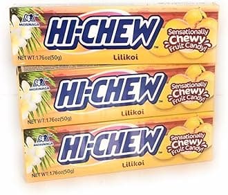 Hi-Chew Htlaew Morinaga- Lilikoi / Passion Fruit Chews (3 pack)