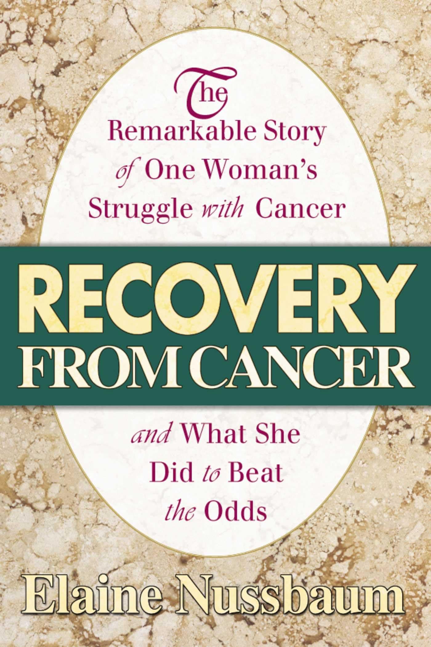 Recovery from Cancer: The Remarkable Story of One Woman's Struggle with Cancer and What She Did to Beat the Odds Paperback – September 1, 2003