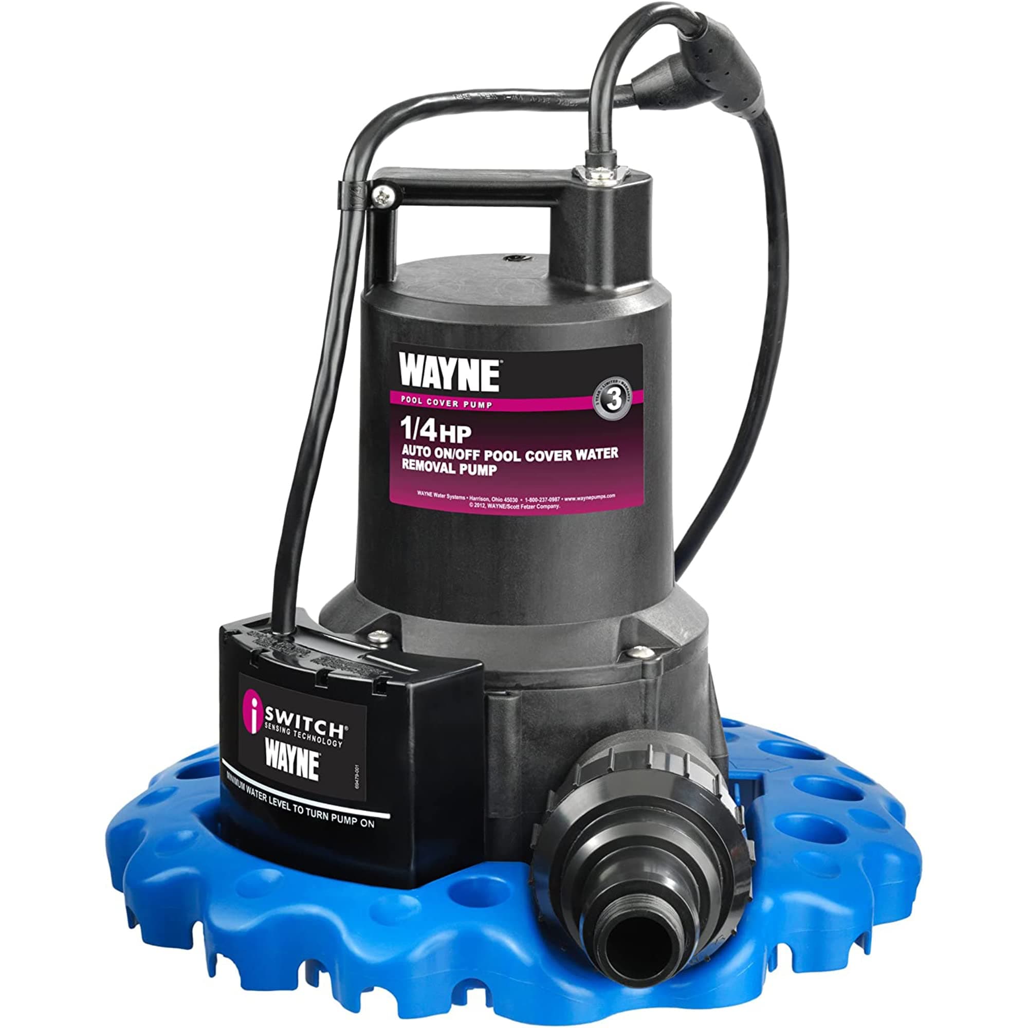 WayneWAPC250 1/4 HP Automatic ON/OFF Water Removal Pool Cover Pump by Wayne
