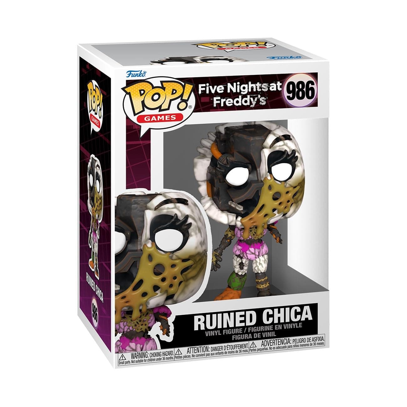 Five Nights at Freddy's Chica Figure FNAF RUIN RUINED CHICA Funko Pop! Funko Vinyl