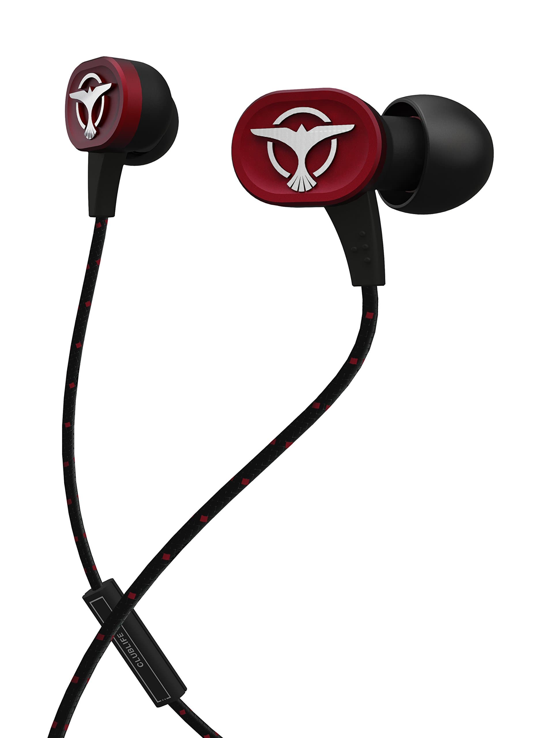 CLUBLIFE CL71-1-09 CL-7 Adagio In-Ear Headphone with Mic, Red
