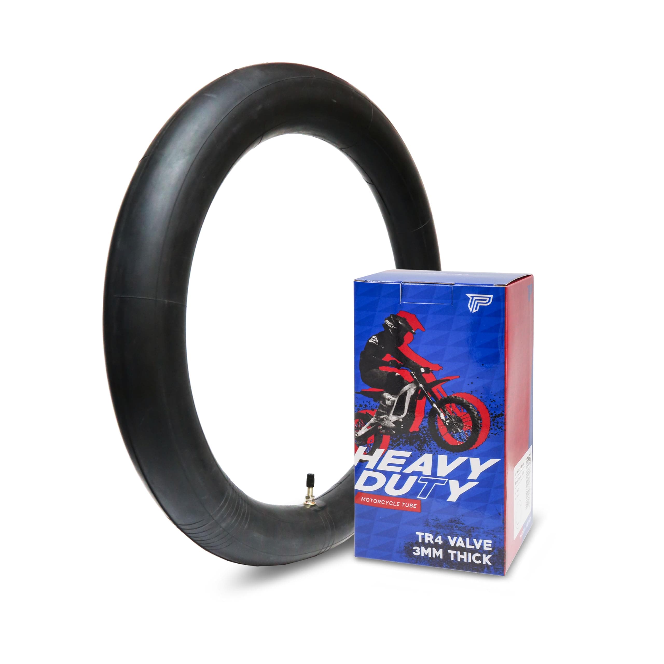 PIVOTRAX 70/100-19 (2.75/3.00-19, 80/100-19) 3MM Thickness Heavy Duty Inner Tube –, TR4 Valve – Fits Surron Light Bee, Talaria, Rawrr, Caofen, Beta, 79Bike, SRPNT & Other Electric MX Bikes