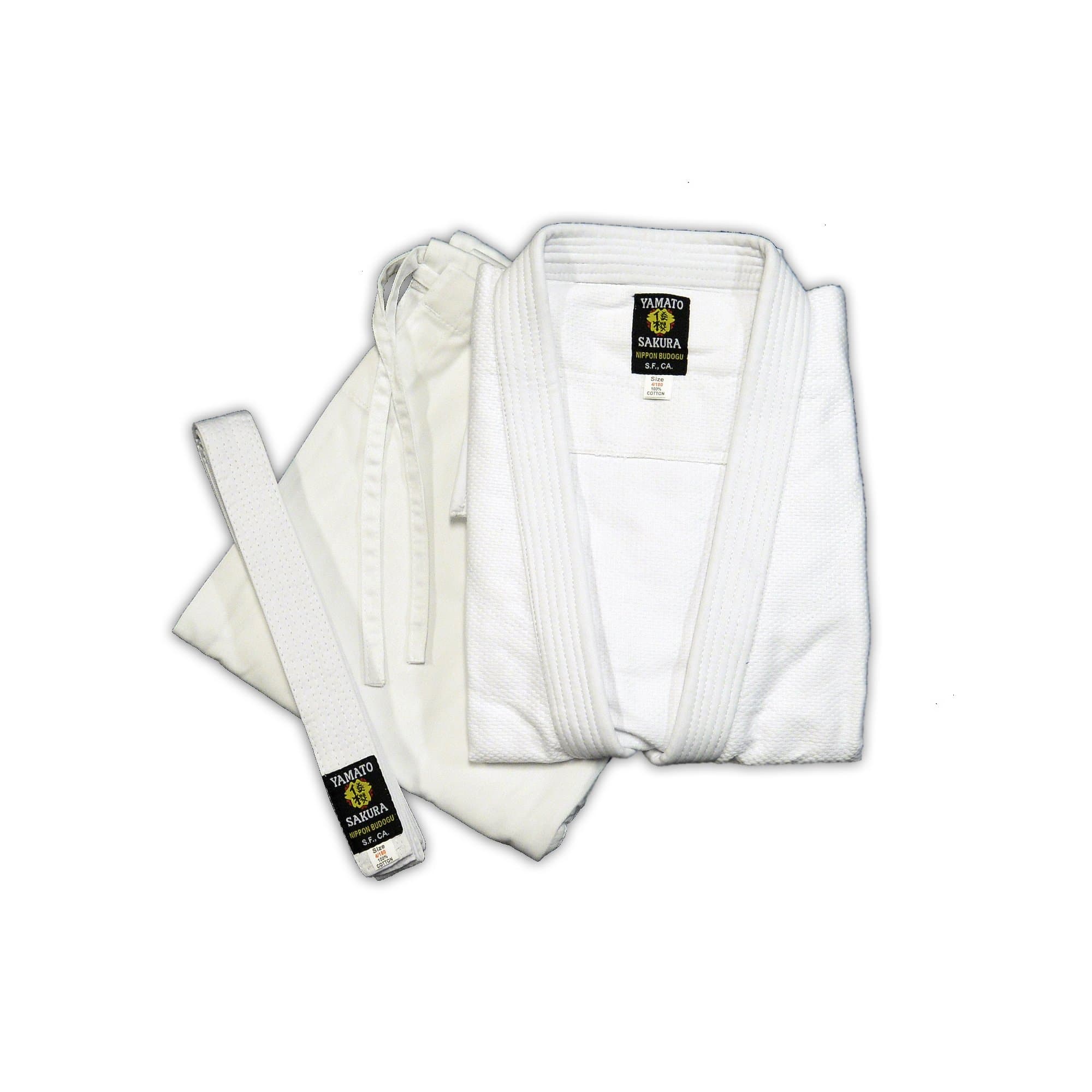 Yamato Sakura Bleached Single Weave Judo Gi Uniform