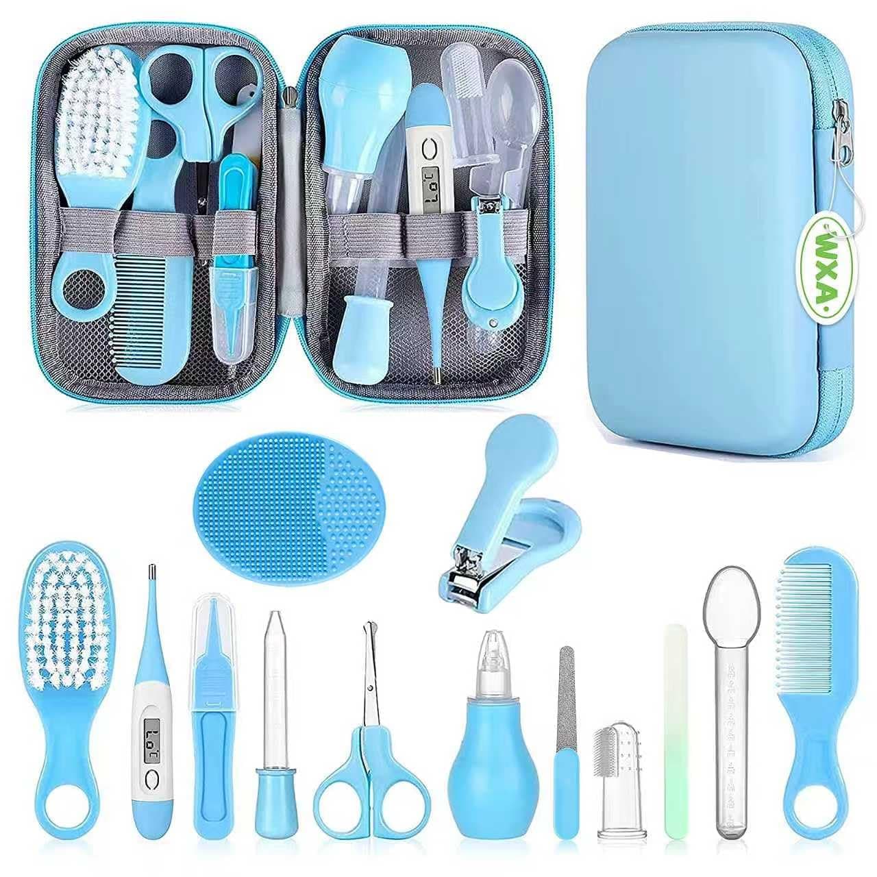 Baby Healthcare and Grooming Kit,Baby Essentials for Newborn,Portable Baby Safety Care Set for Boys Girls(18 in 1）