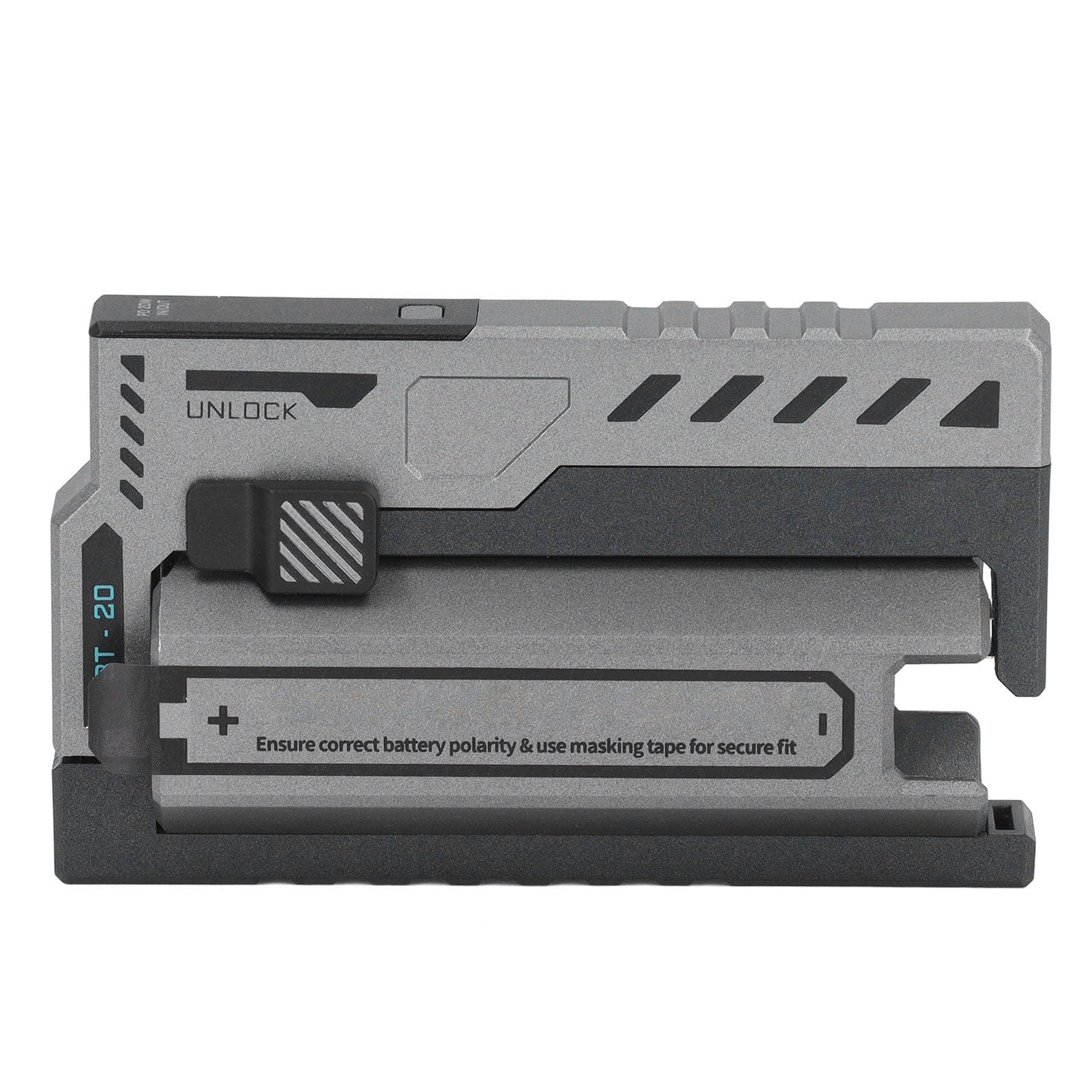 Power Bank Battery Charger, Replaceable Lithium Battery, Portable 2 in 1 Charging Case for 20700 Lithium Battery with USB C Cable, BT 20 Fast Charging Wireless Travel Charger