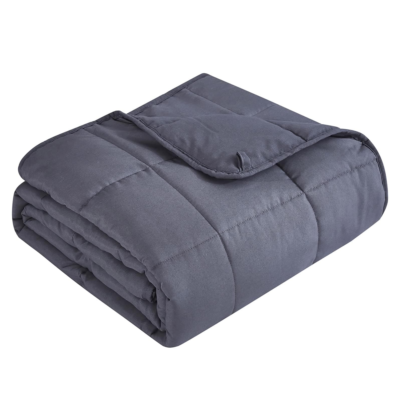 Weighted Blanket (20lbs 60"x80" Queen Size) Cooling Breathable Heavy Blanket Microfiber Material with Glass Beads Big Blanket for Adult All-Season Summer Fall Winter Soft Thick Comfort
