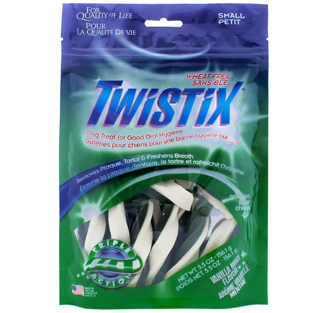 Twistix Dental Chews For Pets With Vanilla/Mint Flavor, Small