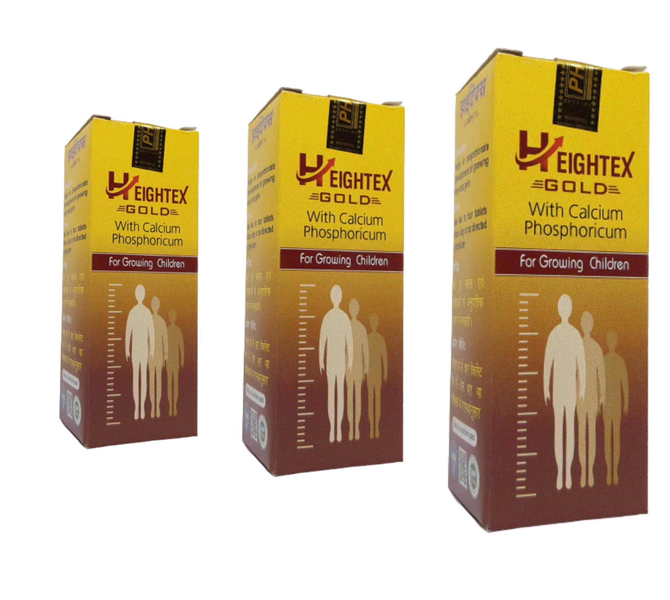 HOMOEOCART Phl Heightex Gold Tab 25Gm(Pack Of 3)