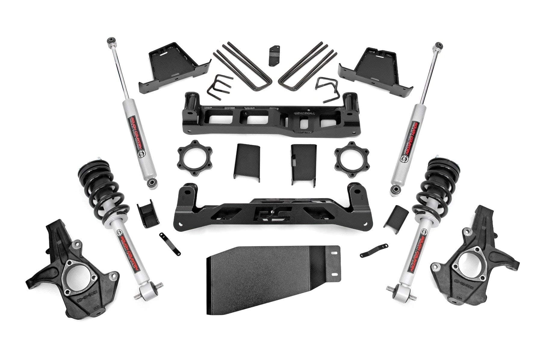 6" Suspension Lift Kit with N3 Struts/N3 Rear Shocks for Chevy Silverado & GMC Sierra 1500 (2007-2013) 4WD