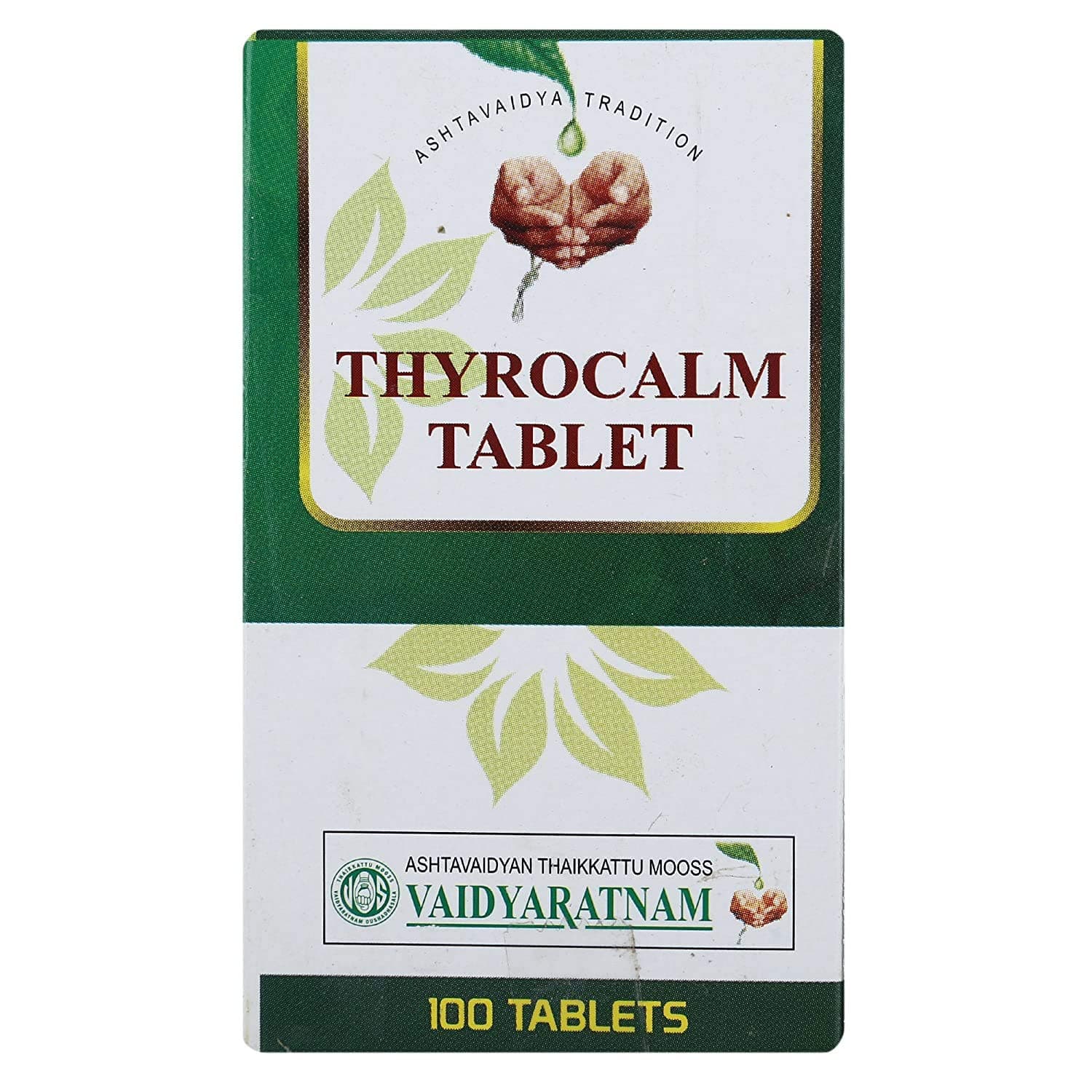 VAIDYARATNAM Thyrocalm Tablet - White