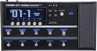 BOSS GT-1000 Guitar Multi-Effects Processor with Augmented Impulse Response Dynamics Technology, Highly Musical Guitar Amplifiers and Multi-Effects Flagship