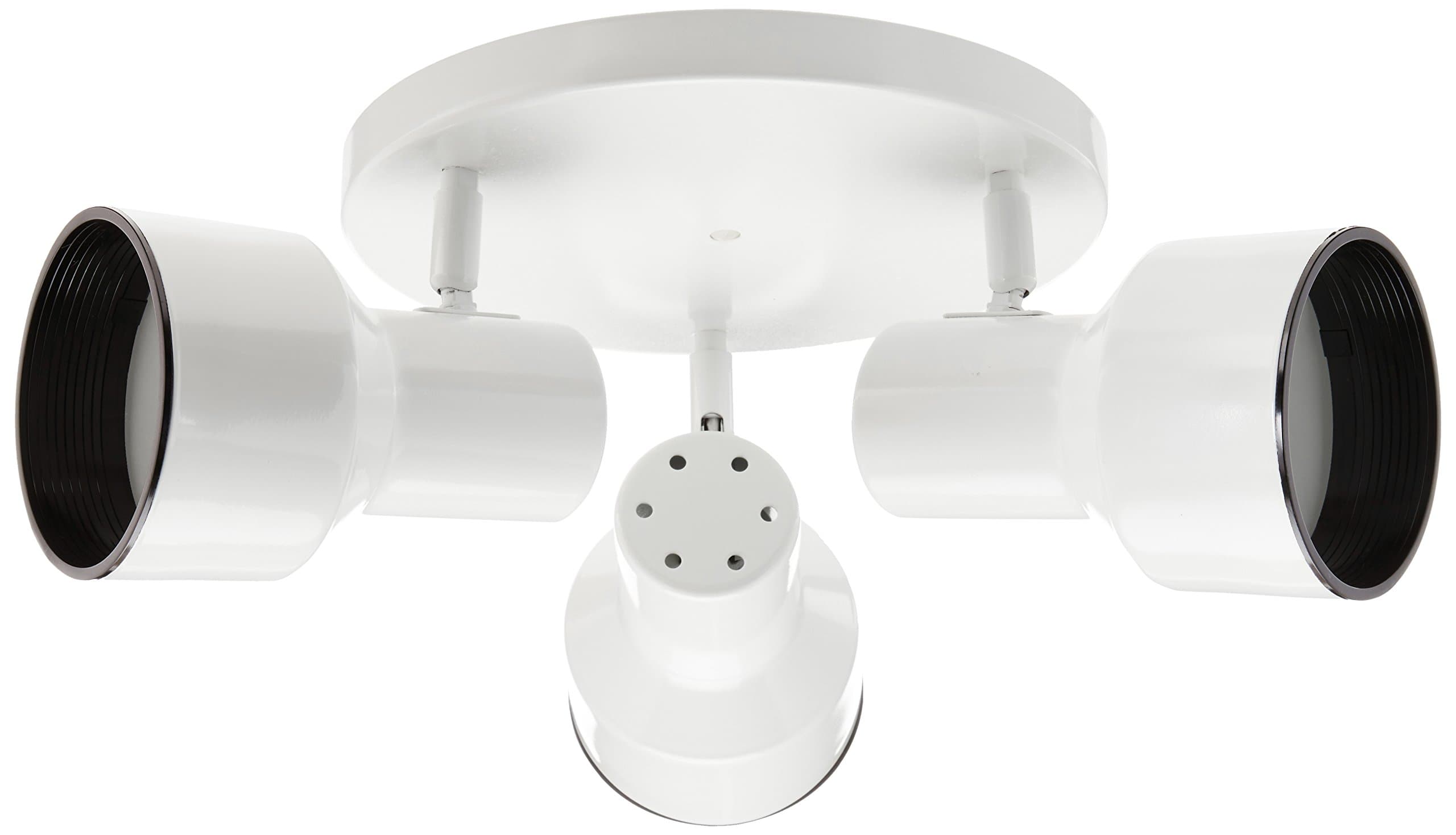 Boston Harbor R0101-3L 6919195 Ceiling Light Fixture, (3) 75/18 W Medium A19/Cfl Lamp, White