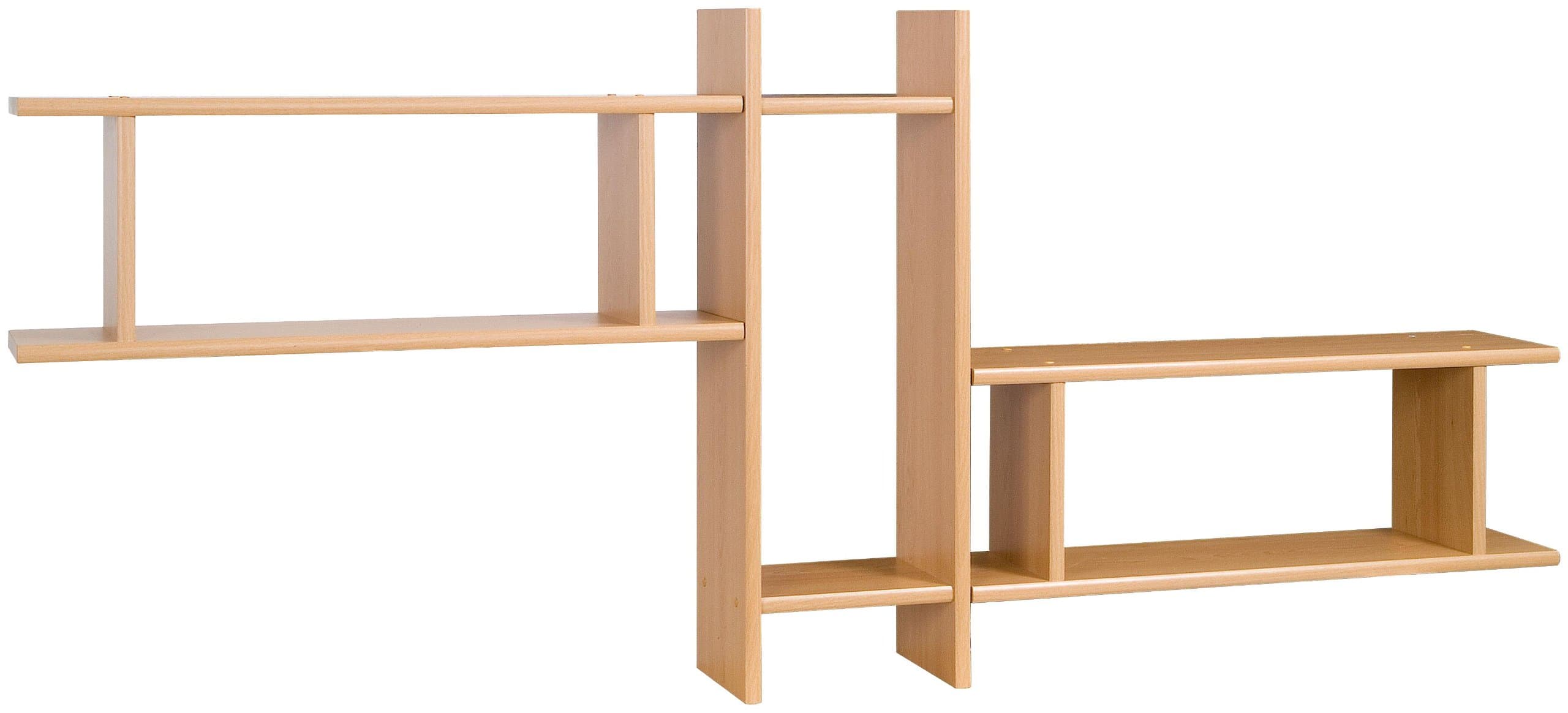 Posseik 9920 08 Shelf Unit with 3 Shelves Imitation Beech