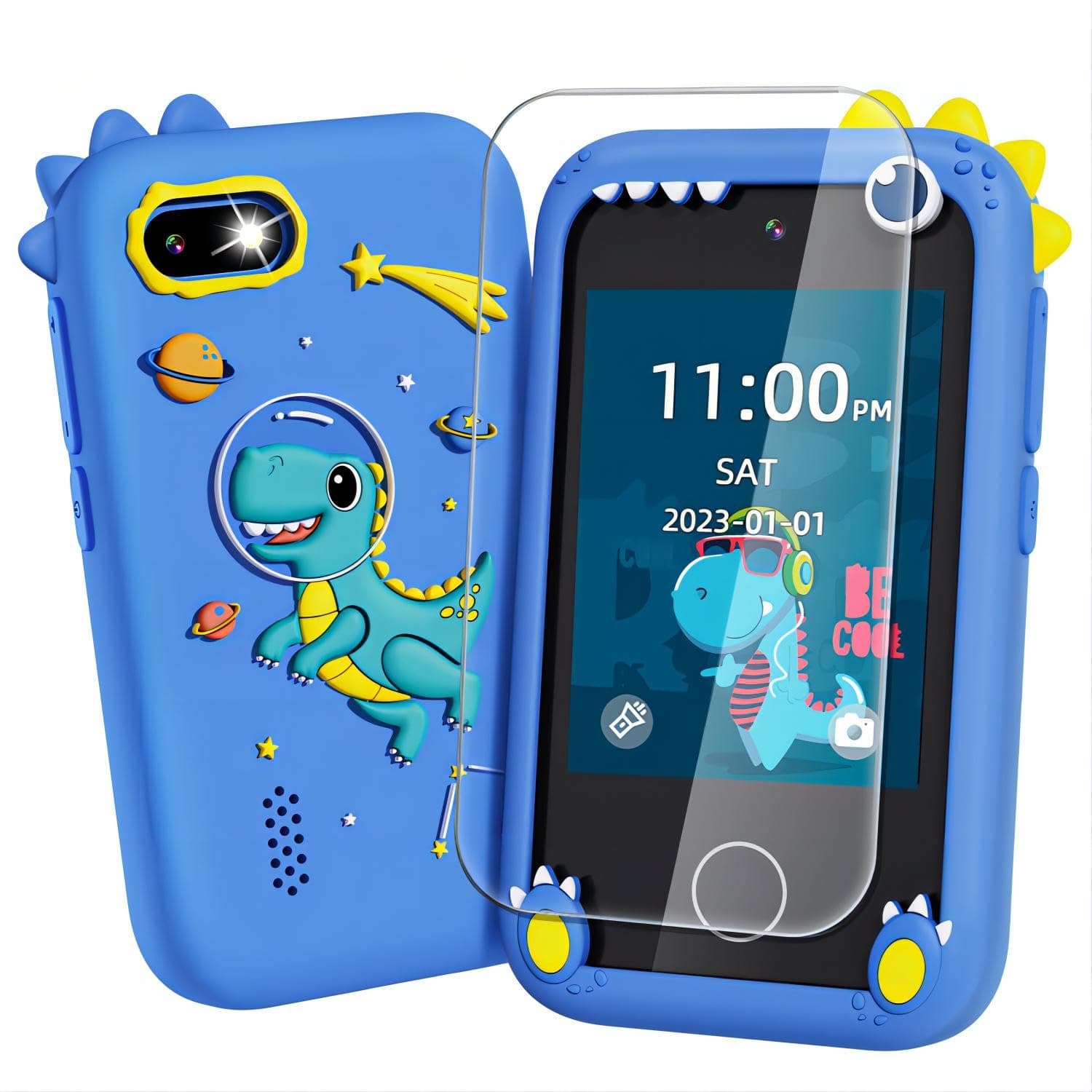 Dinosaur Toys for Kids 3-5 Kids Smart Phone Boys for 3 4 5 7 6 8 10 Year Old Birthday Gift Ideas with 8G SD Card