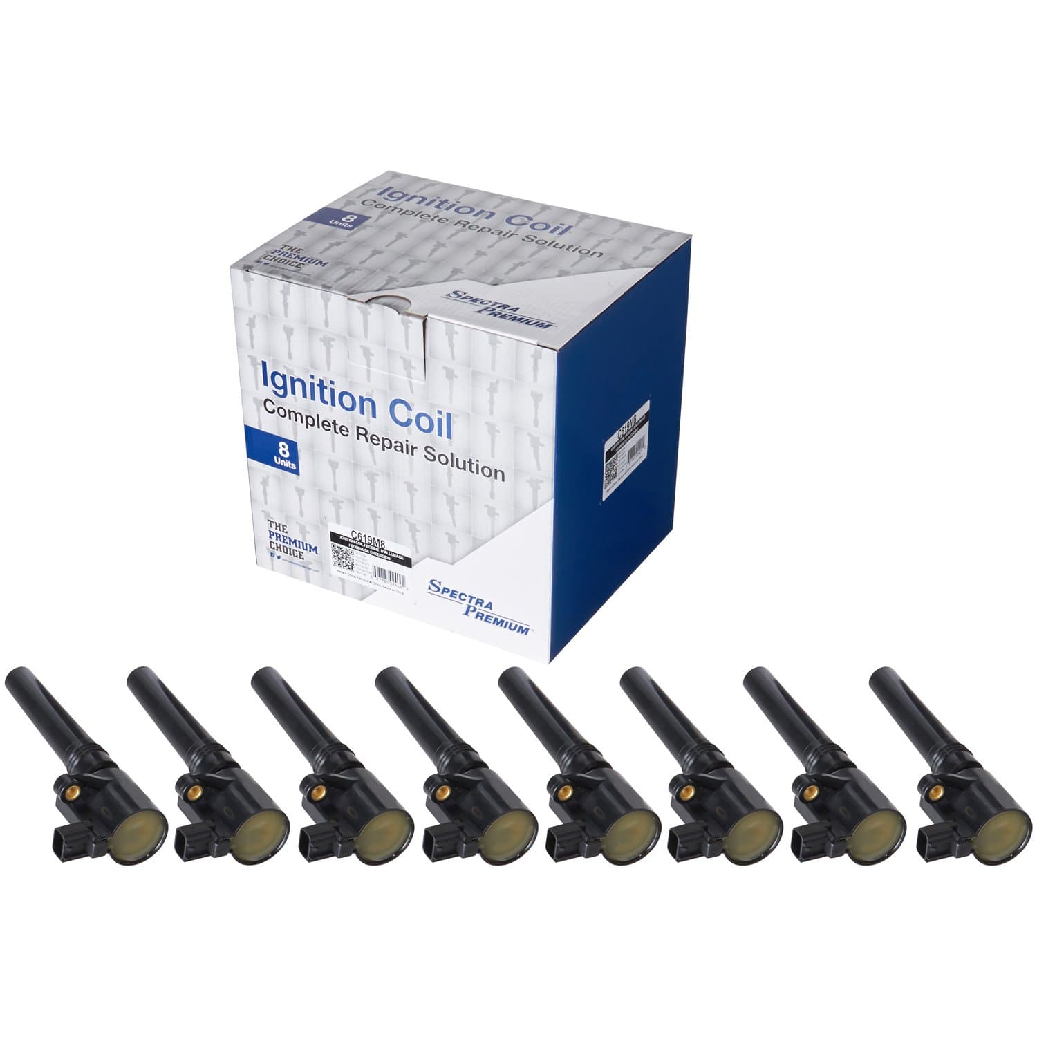 Spectra Premium C619M8 Ignition Coils Multipack (Pack of 8)