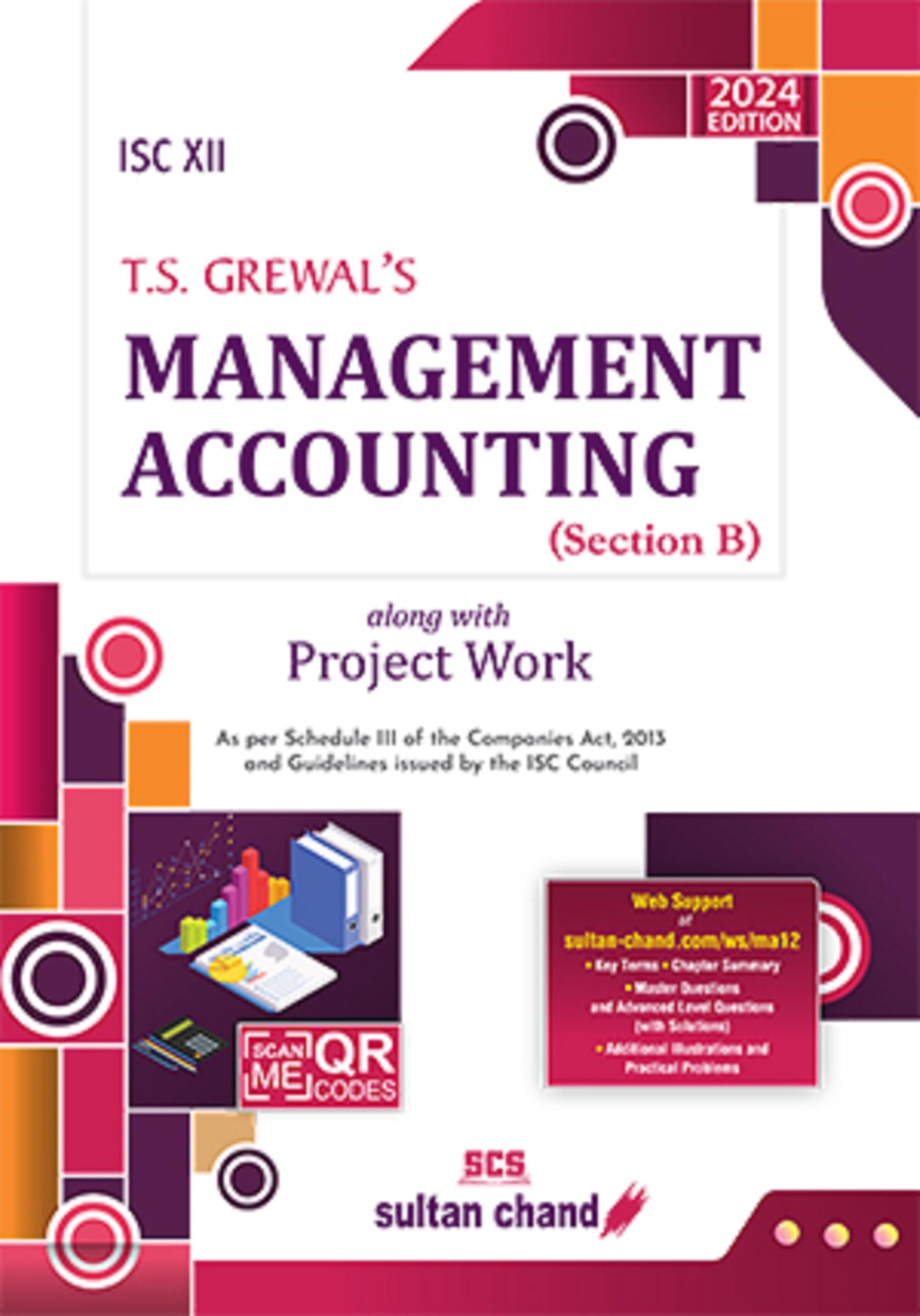 T.S. Grewal's Management Accounting (Section B): Textbook for ISC Class 12 (2025 - 26 Examination) Paperback – 1 April 2025