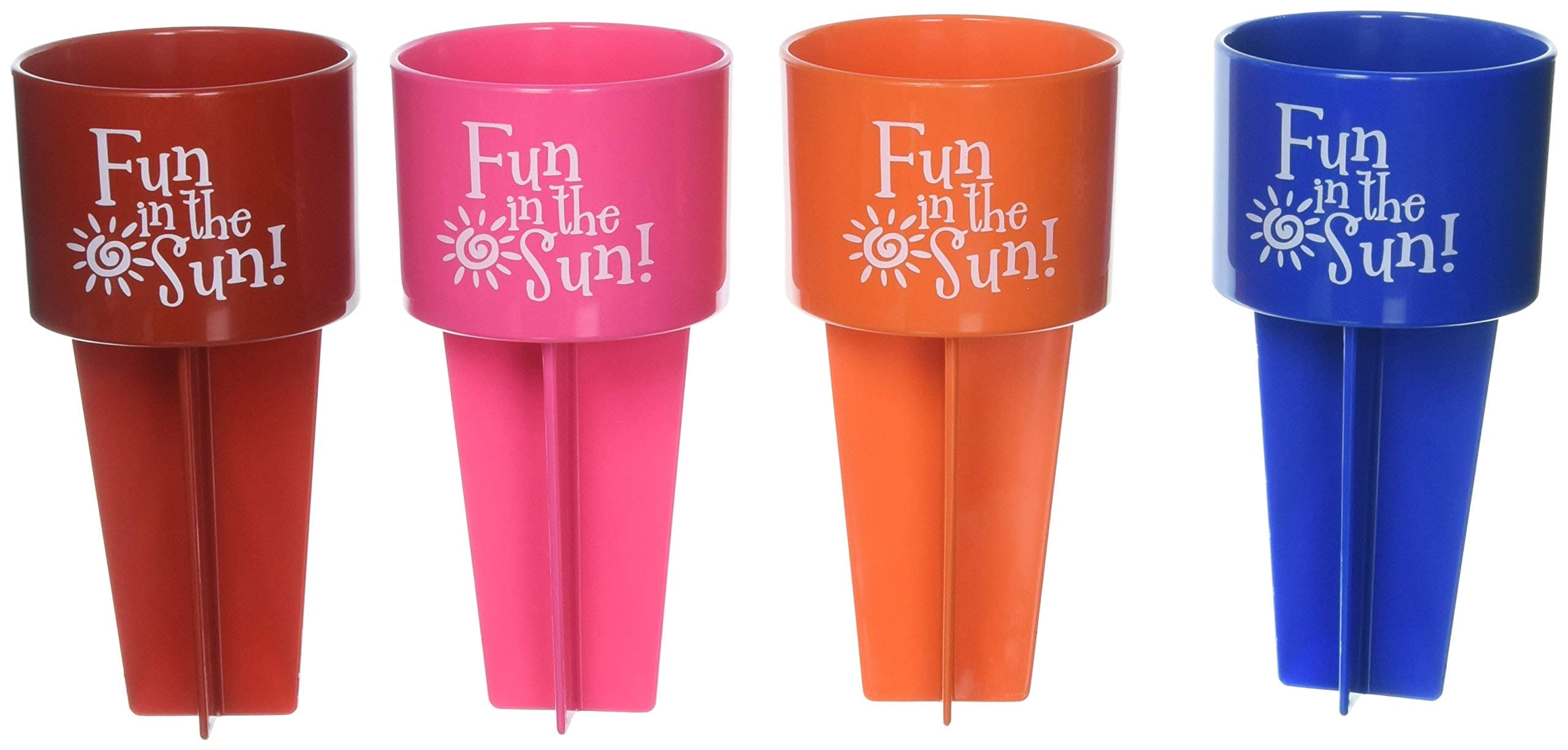 SPIKER funinthesun beach cup holder, One, 6 assorted colors