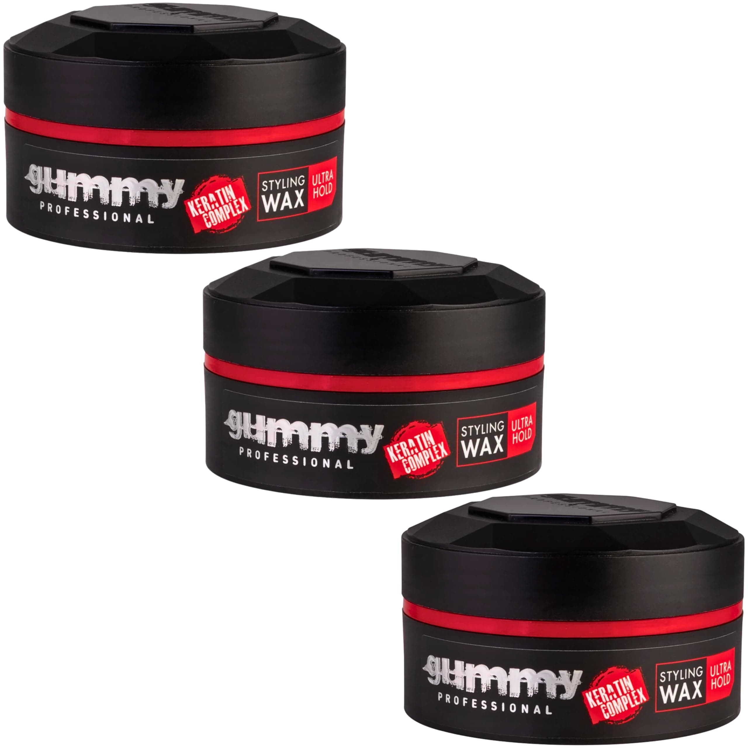 cocall Gummy 3x Ultra Hold Hair Styling Wax 150ml Provides Moisturization and Extra Bright Look During All Day Long, Perfect for Dynamic Hairstyle, Long Lasting Shape