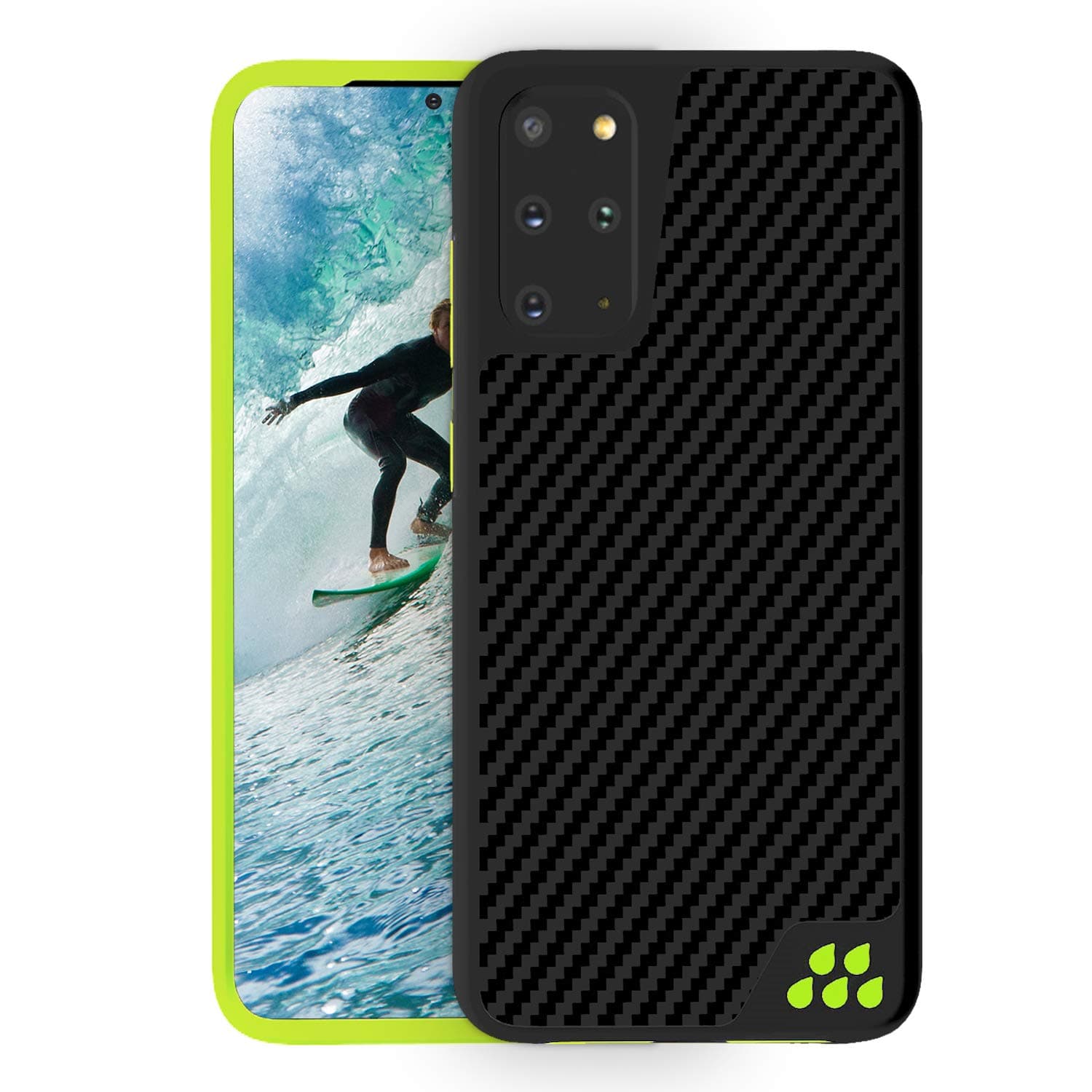 Evutec AER-SPORT with AFIX+ Vent Mount for Samsung S20+ Karbon - Black