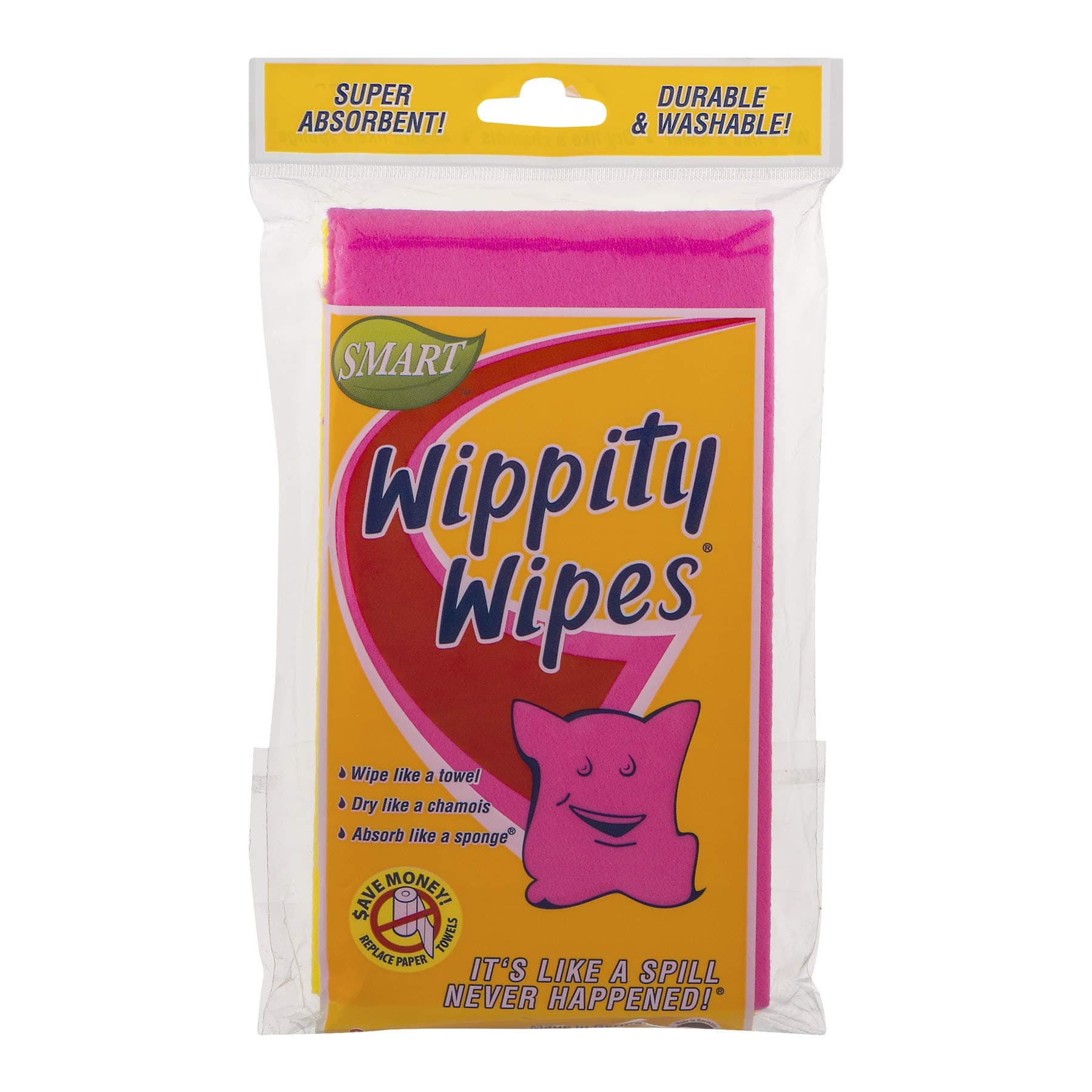 Wippity Wipes Super Absorbent Cleaning Cloths Pack of 2