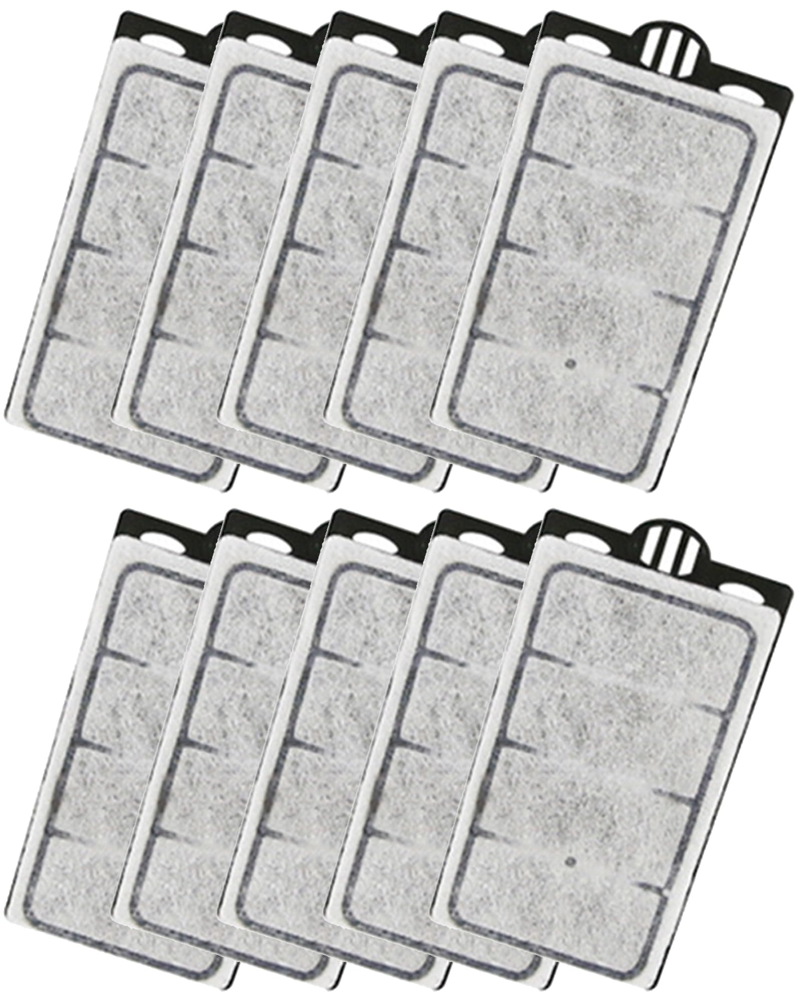 Moonorange 10 Pack Auqarium Filter Replacement Plates, Turtle Tank Filter Spo...