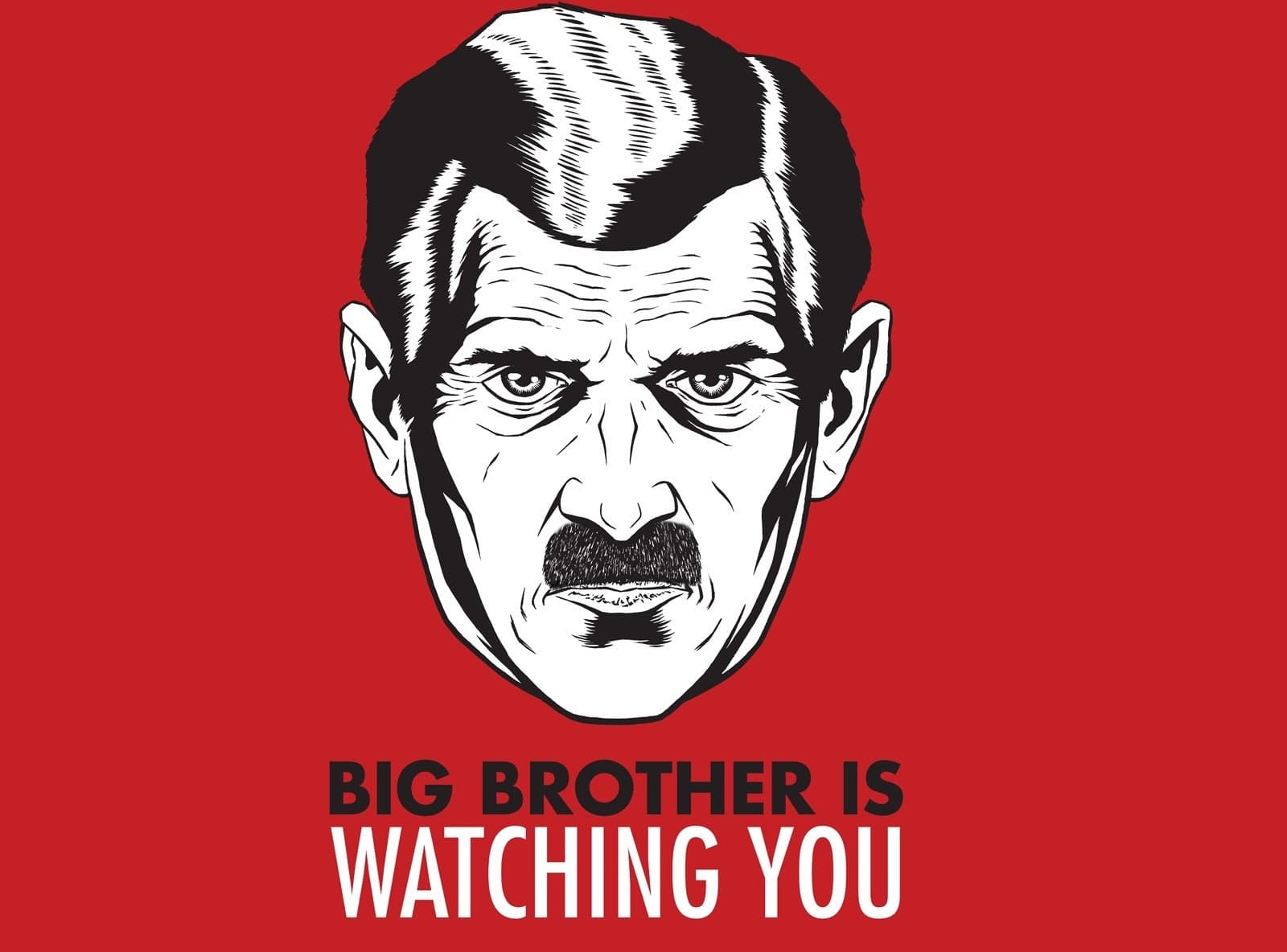ConversationPrints BIG BROTHER IS WATCHING YOU GLOSSY POSTER PICTURE PHOTO 1984 movie funny lol