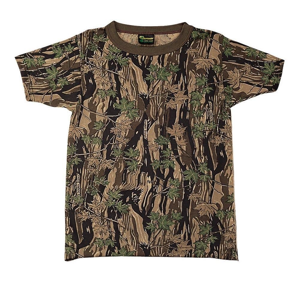 SANDRA Outdoor Smokey Branch Camo Military T-Shirt Camoflauge Tshirt