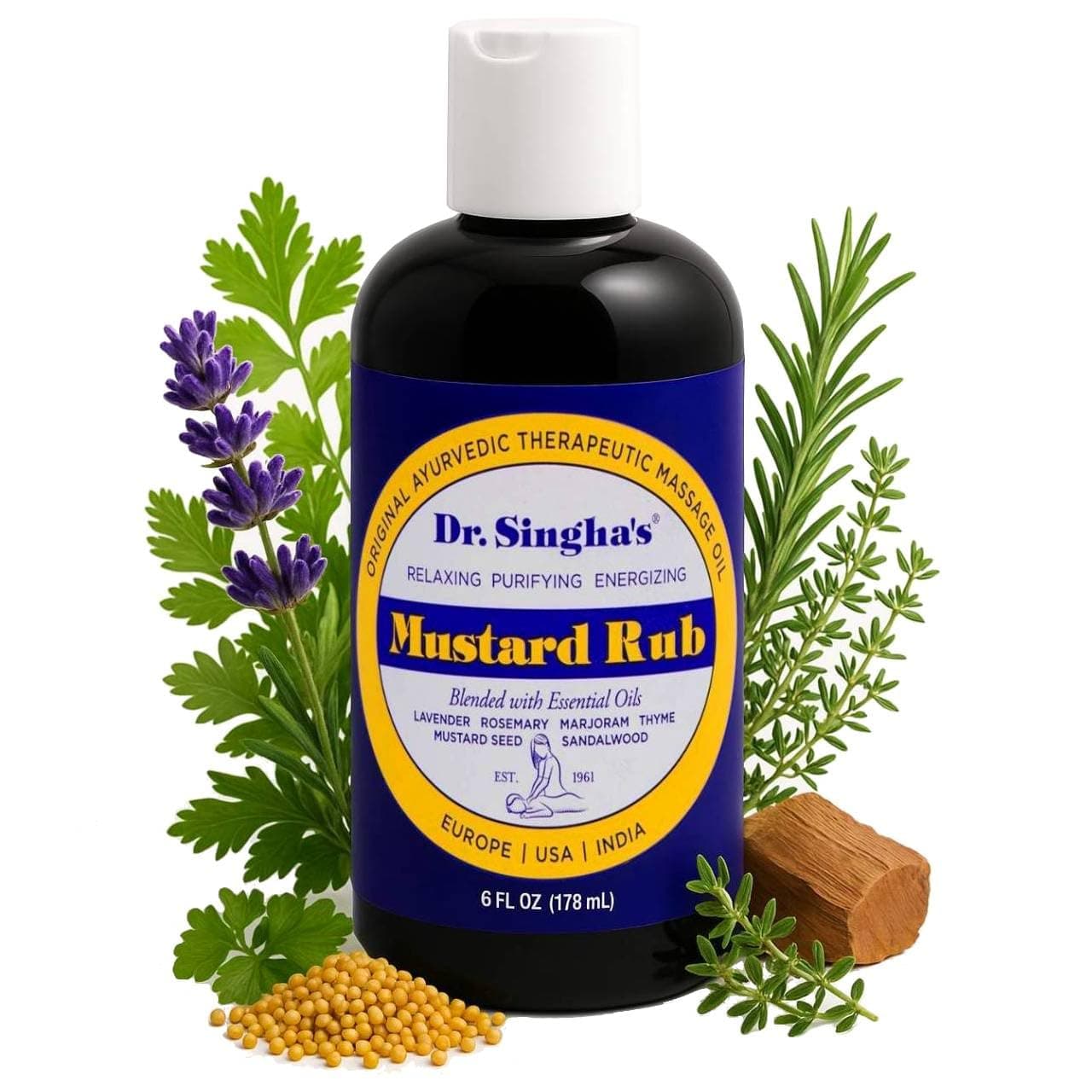 Dr. Singha's Mustard Bath Rub, 6 Ounce